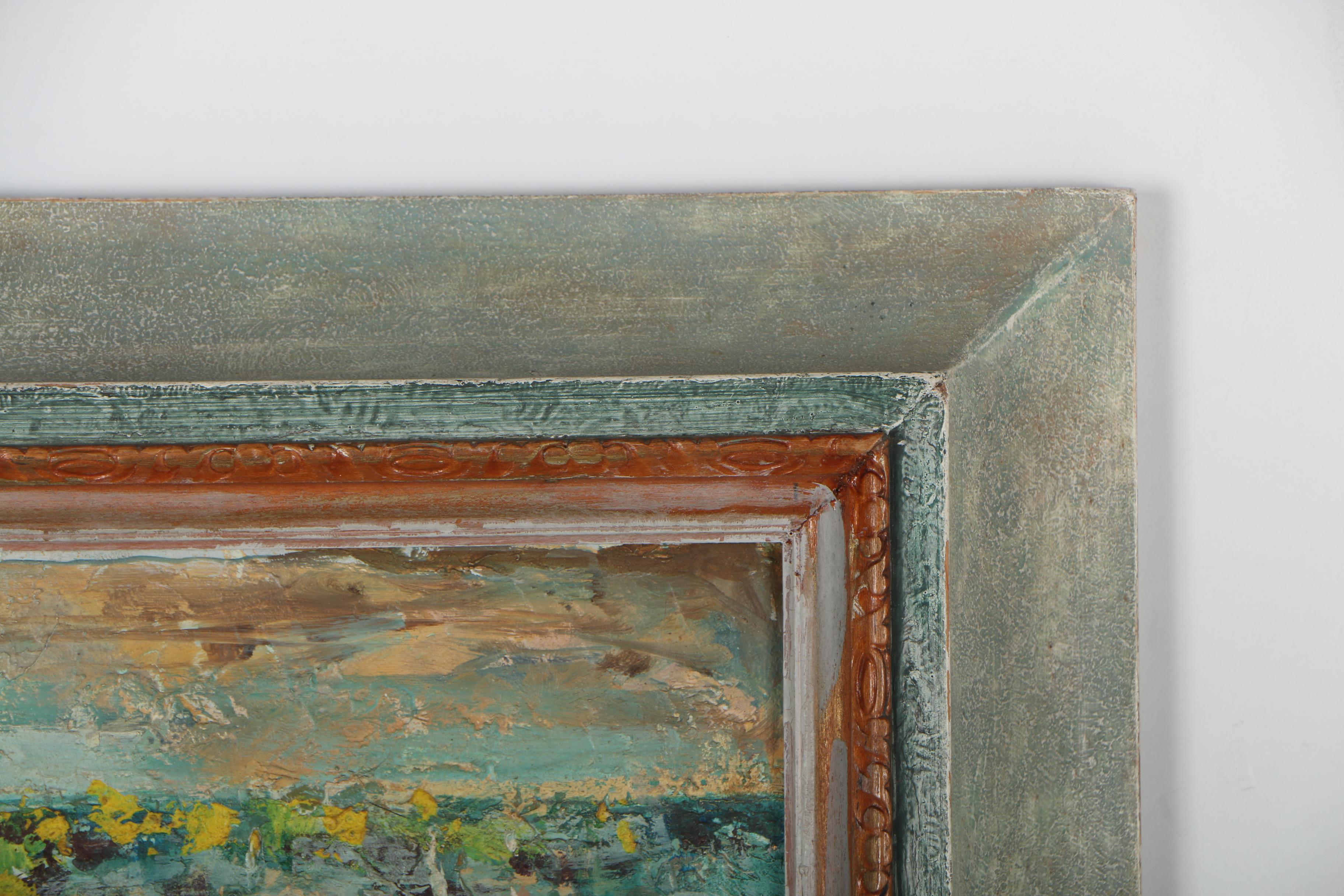 Willard F. Clark Oil Painting "Gold Fish", 1961