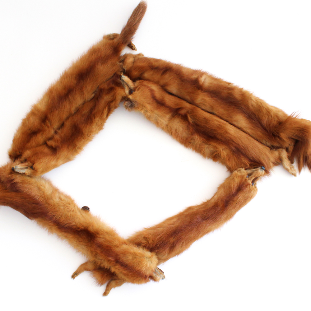 Whole Pelt Marten Fur Stoles