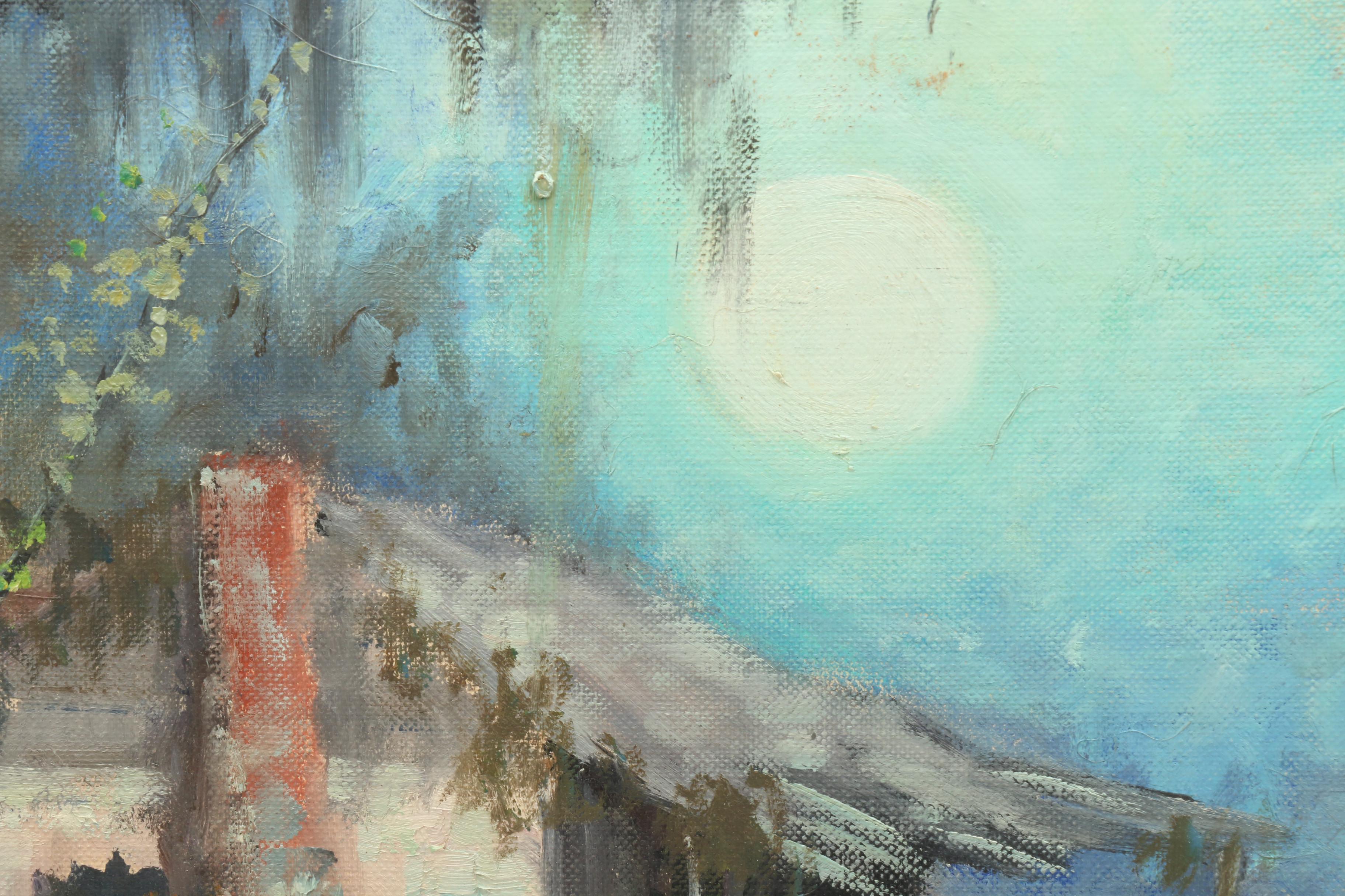 Colette Pope Heldner Oil Painting "Swamp Idyll (Louisiana Bayou Country)"