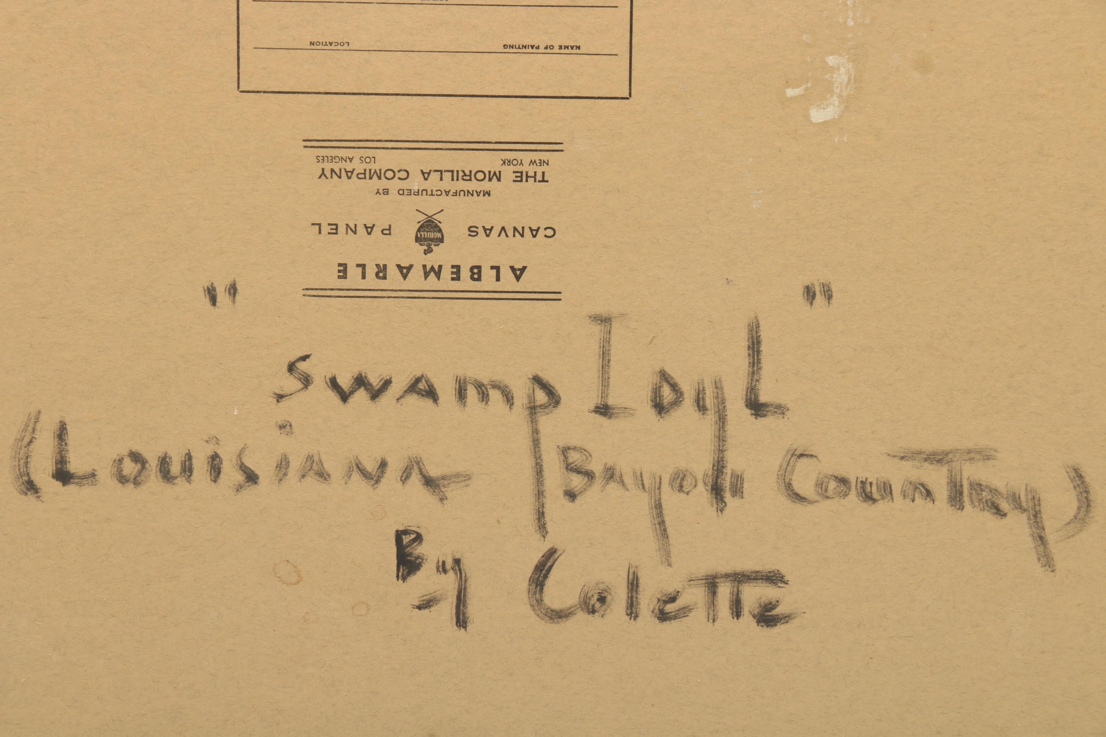 Colette Pope Heldner Oil Painting "Swamp Idyll (Louisiana Bayou Country)"
