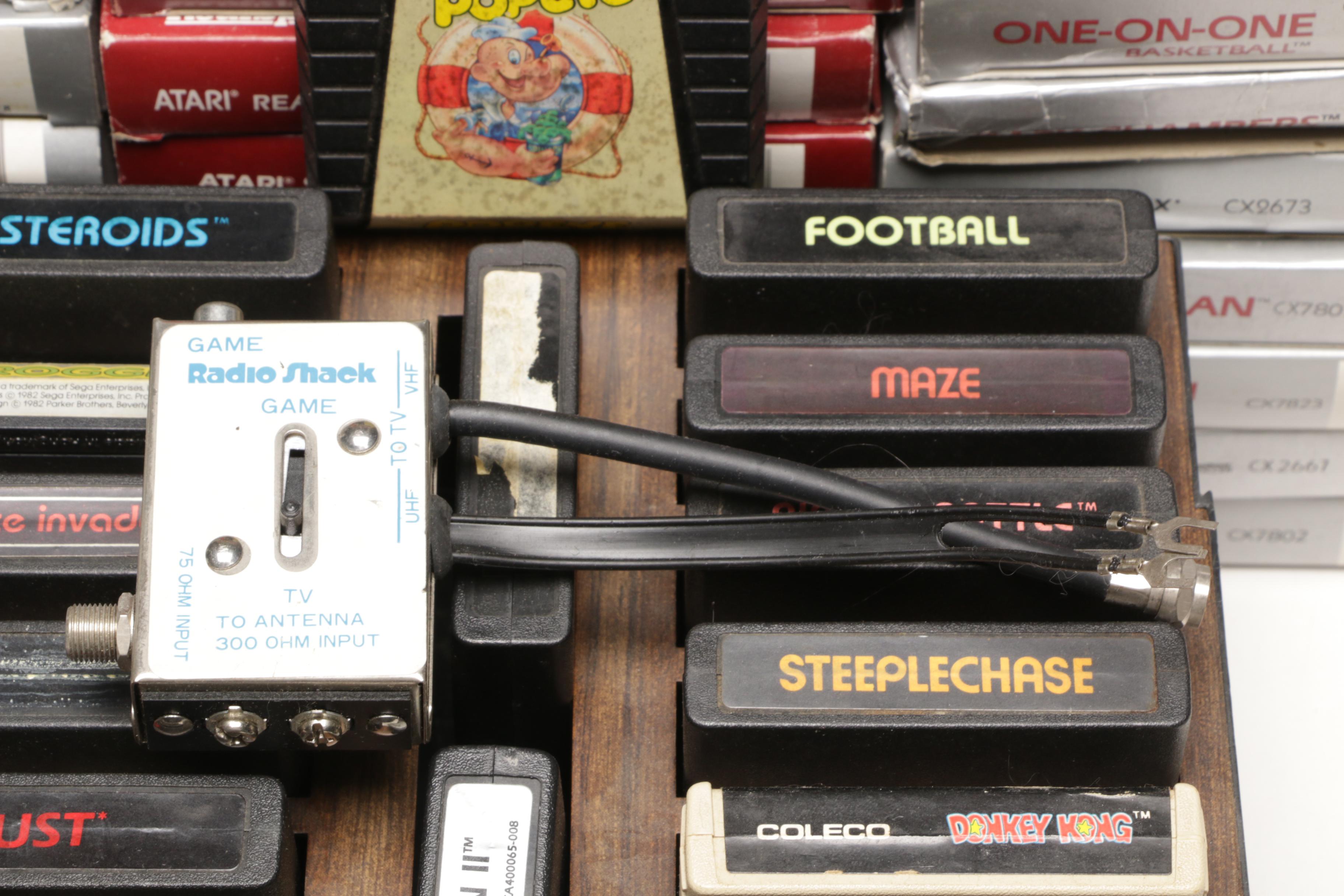 Atari 7800 System with Games