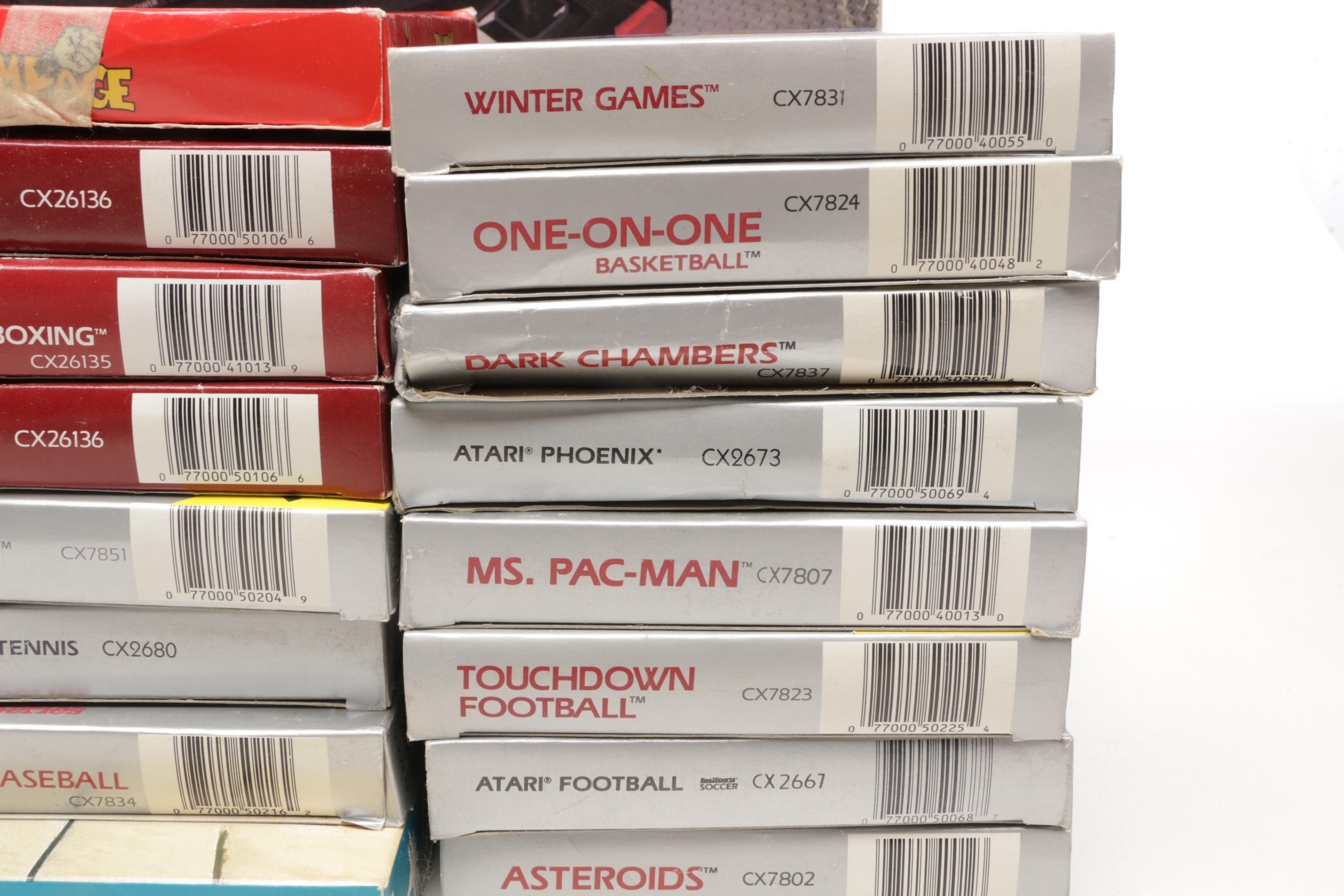 Atari 7800 System with Games