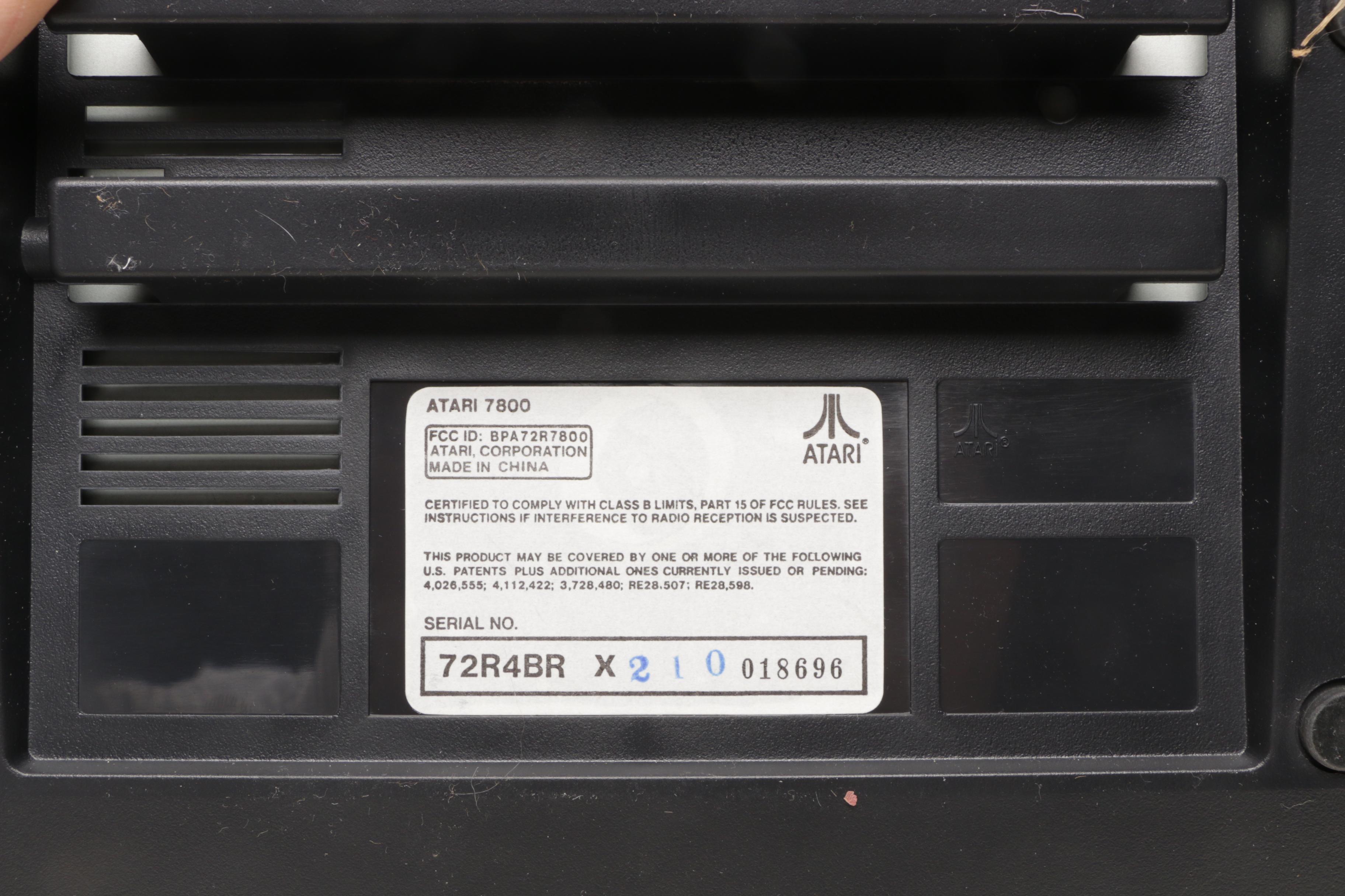 Atari 7800 System with Games