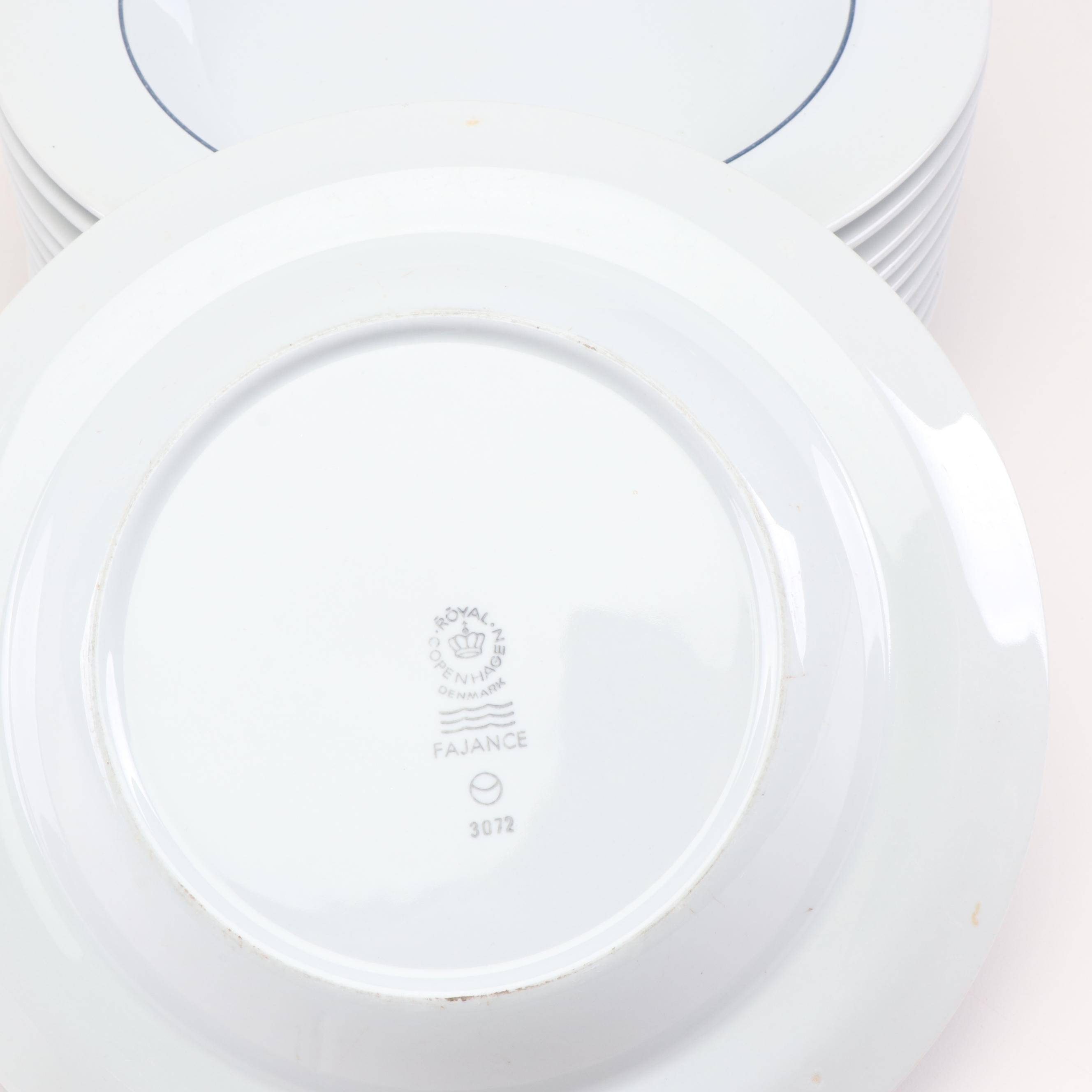 Royal Copenhagen "Fajance" Stone China Dinnerware