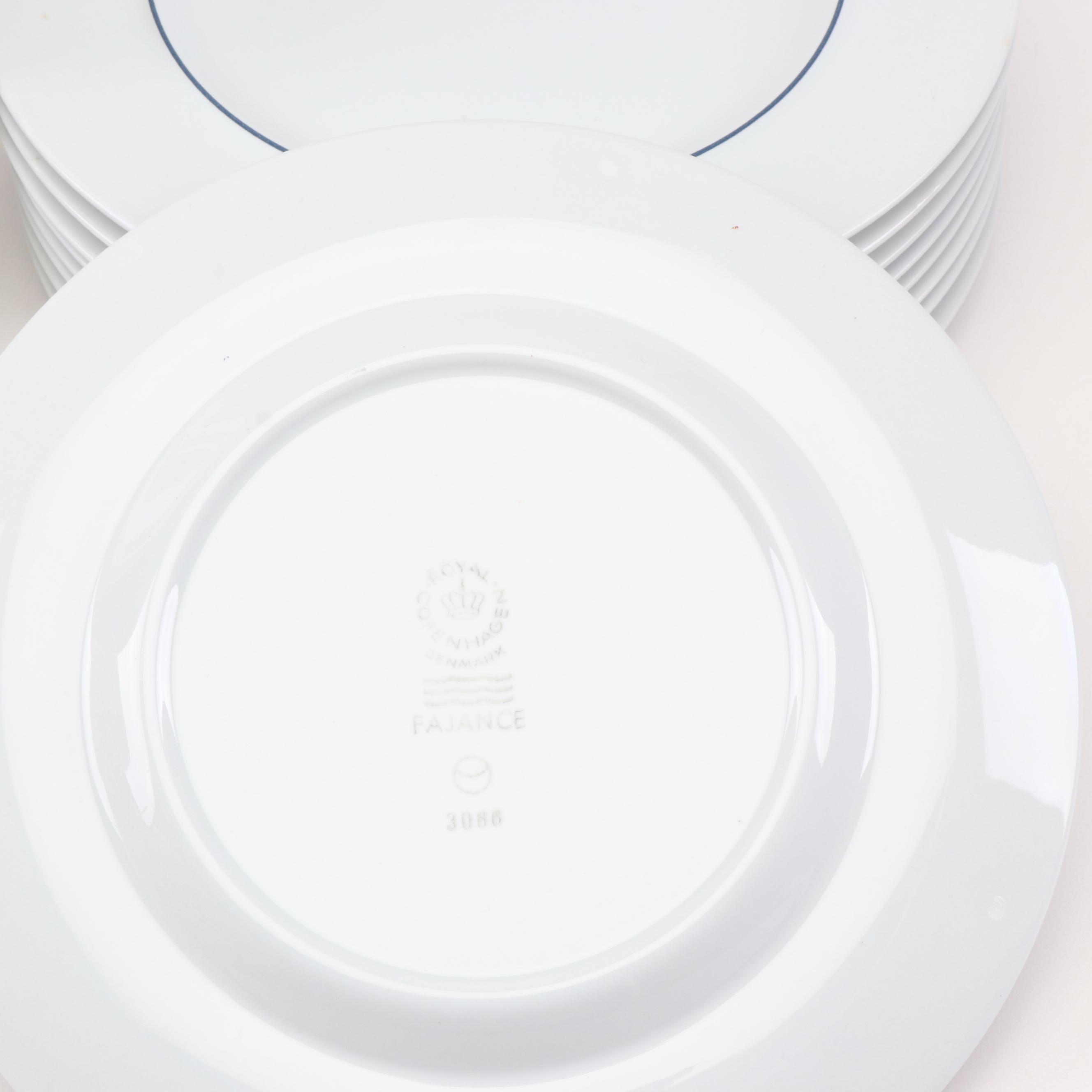 Royal Copenhagen "Fajance" Stone China Dinnerware