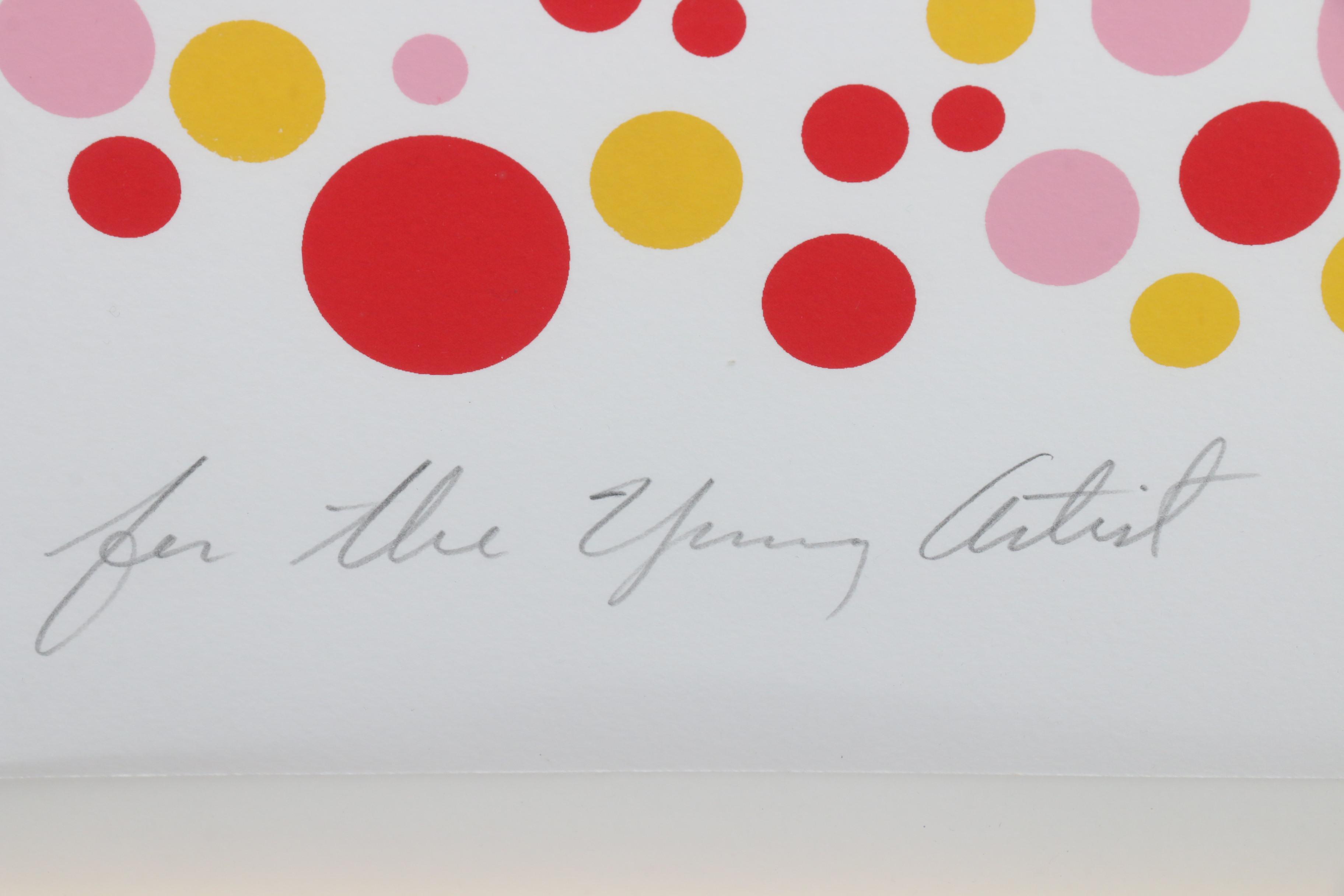 James Rosenquist Serigraph "For the Young Artist"