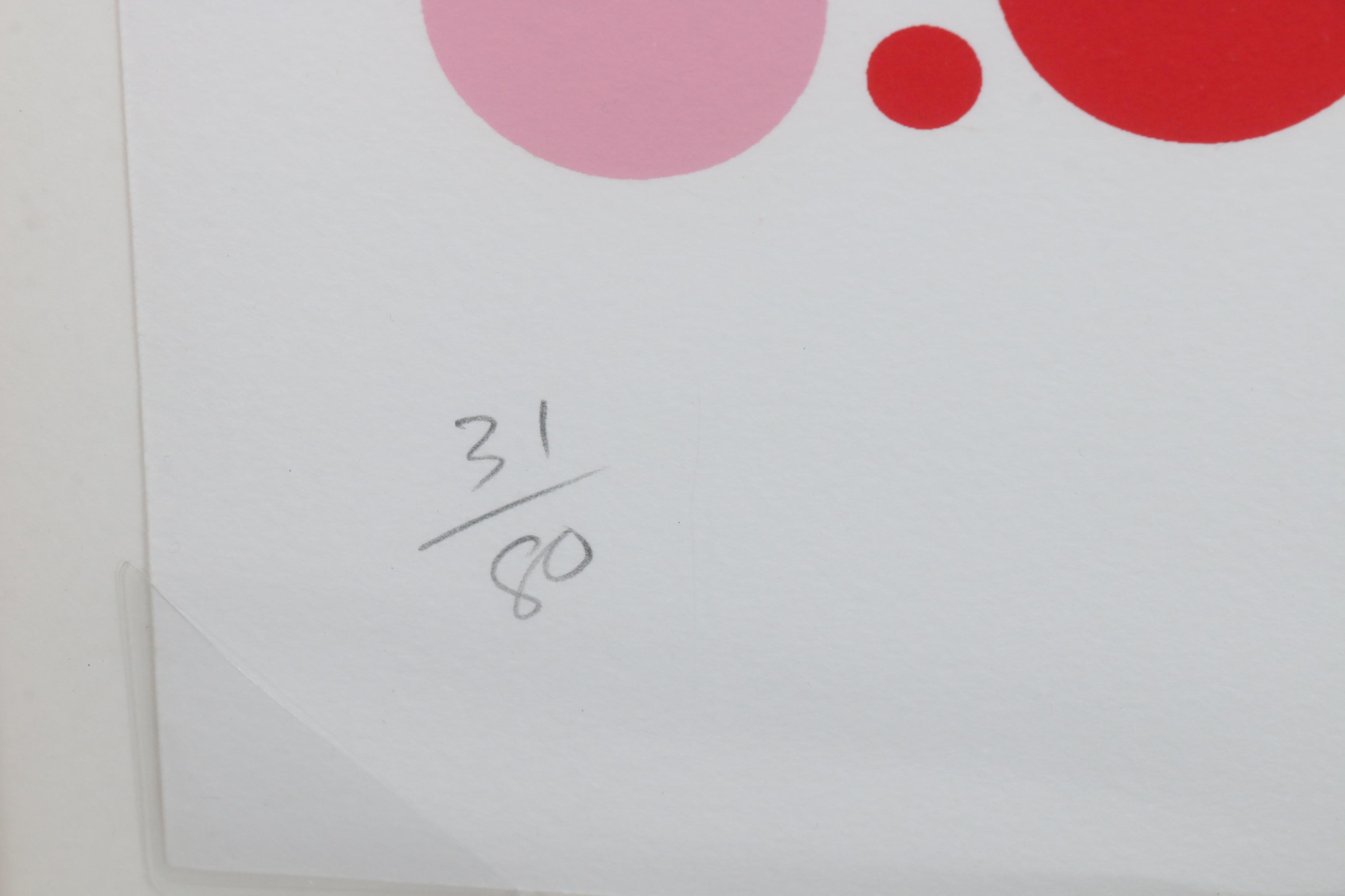 James Rosenquist Serigraph "For the Young Artist"