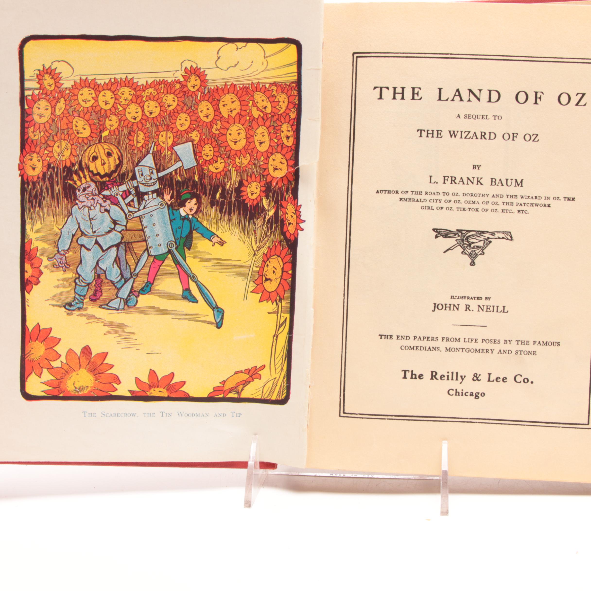 Vintage "Wizard of Oz" Books including First Edition "The Hidden Valley of Oz"