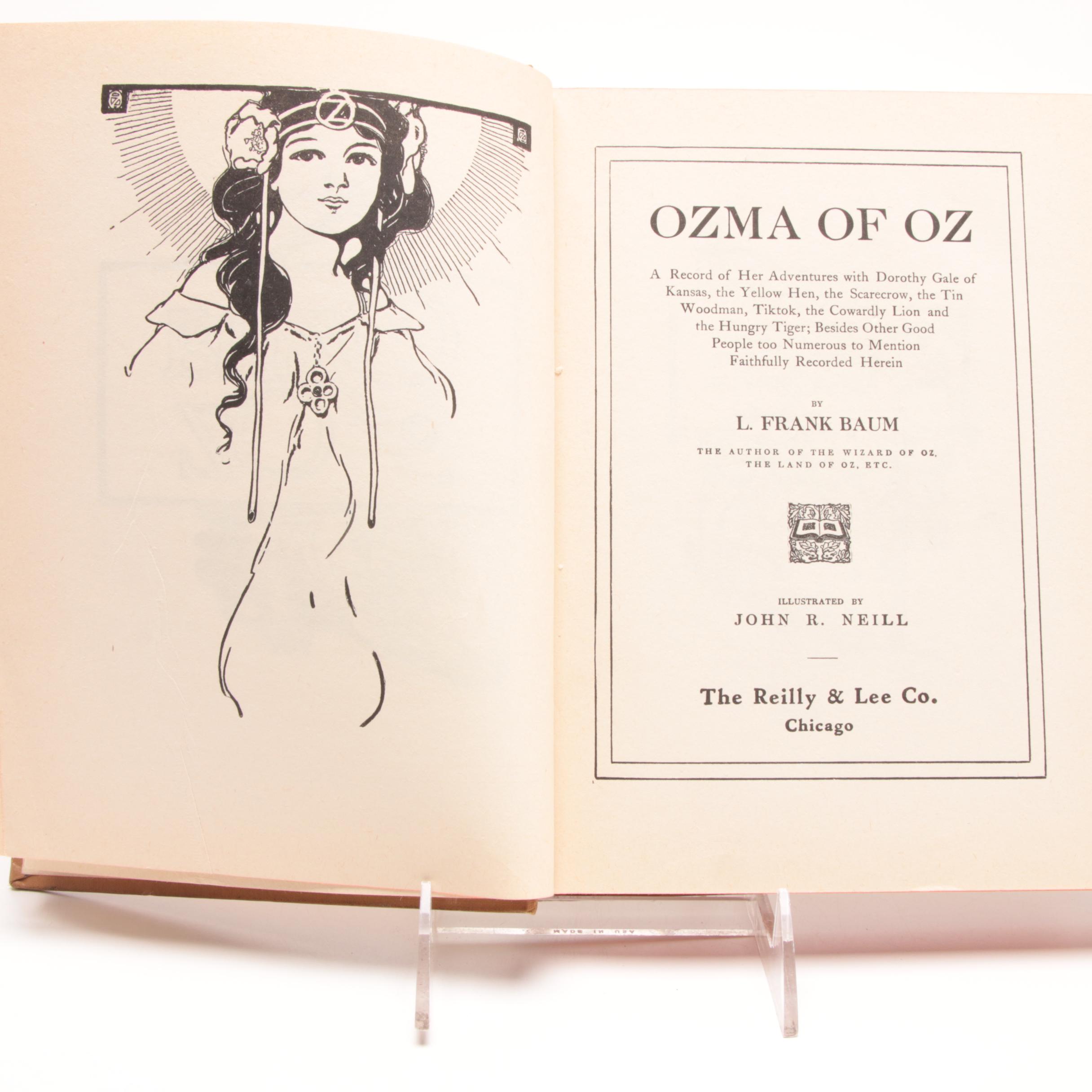 Vintage "Wizard of Oz" Books including First Edition "The Hidden Valley of Oz"
