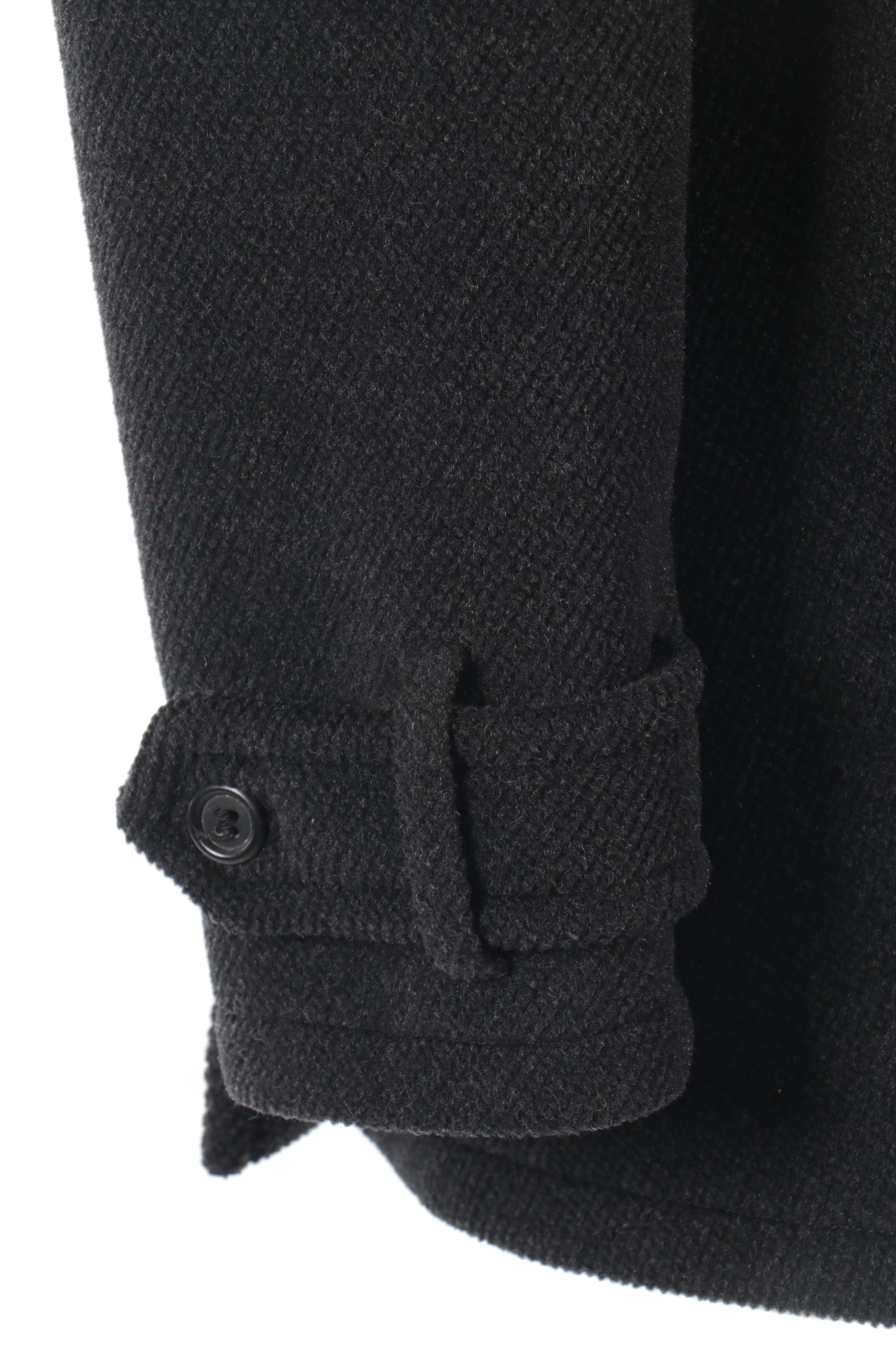 Women's Prada Charcoal Wool Double-Breasted Jacket, Made in Italy