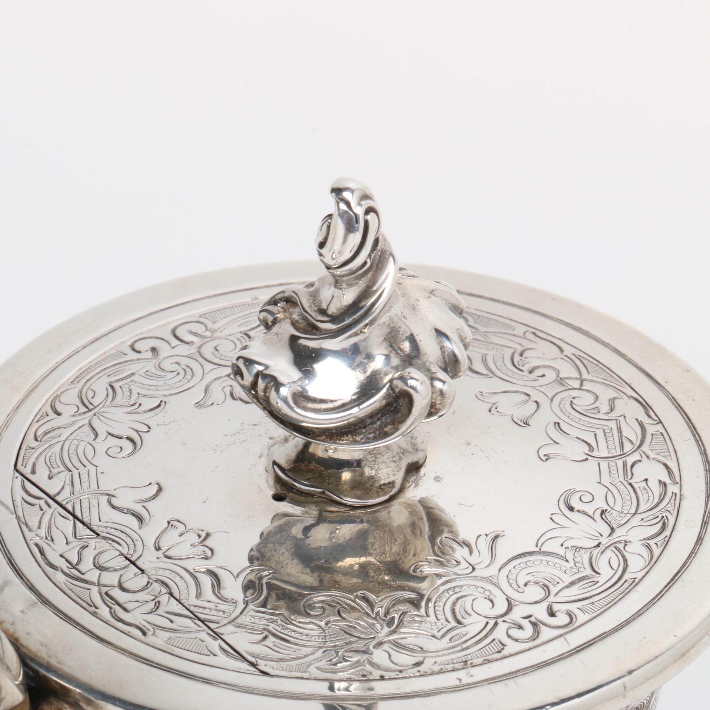 1854 Hunt & Roskell Late Storr & Mortimer Sterling Silver Coffee and Teapot