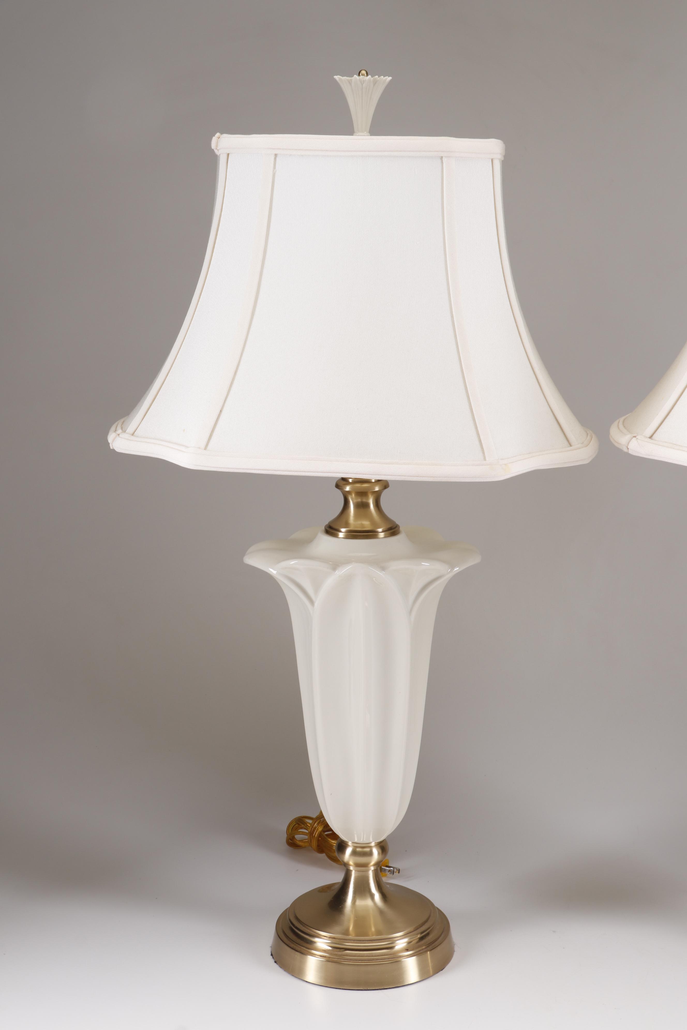 Lenox Lighting for Quoizel Porcelain Table Lamps