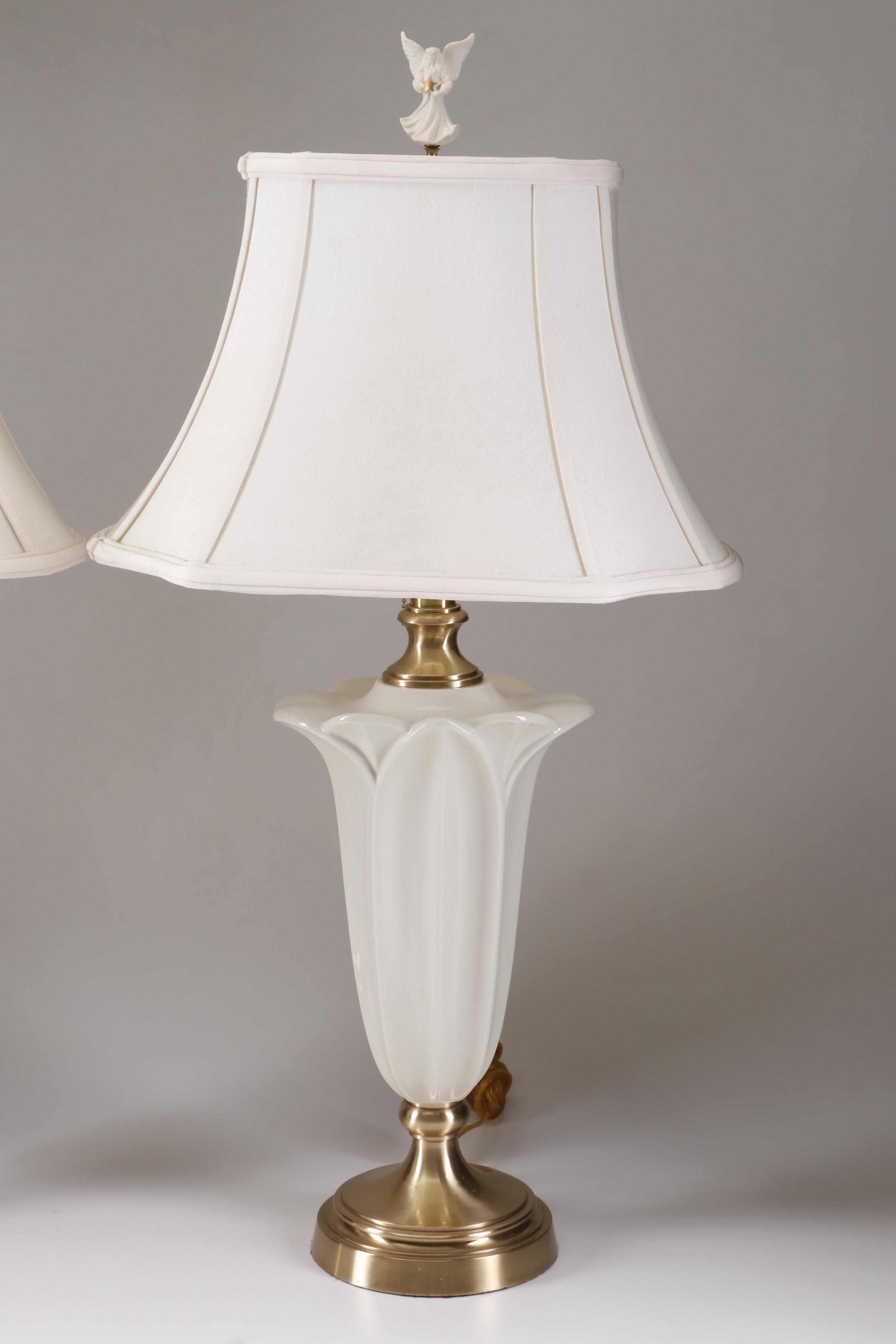 Lenox Lighting for Quoizel Porcelain Table Lamps EBTH