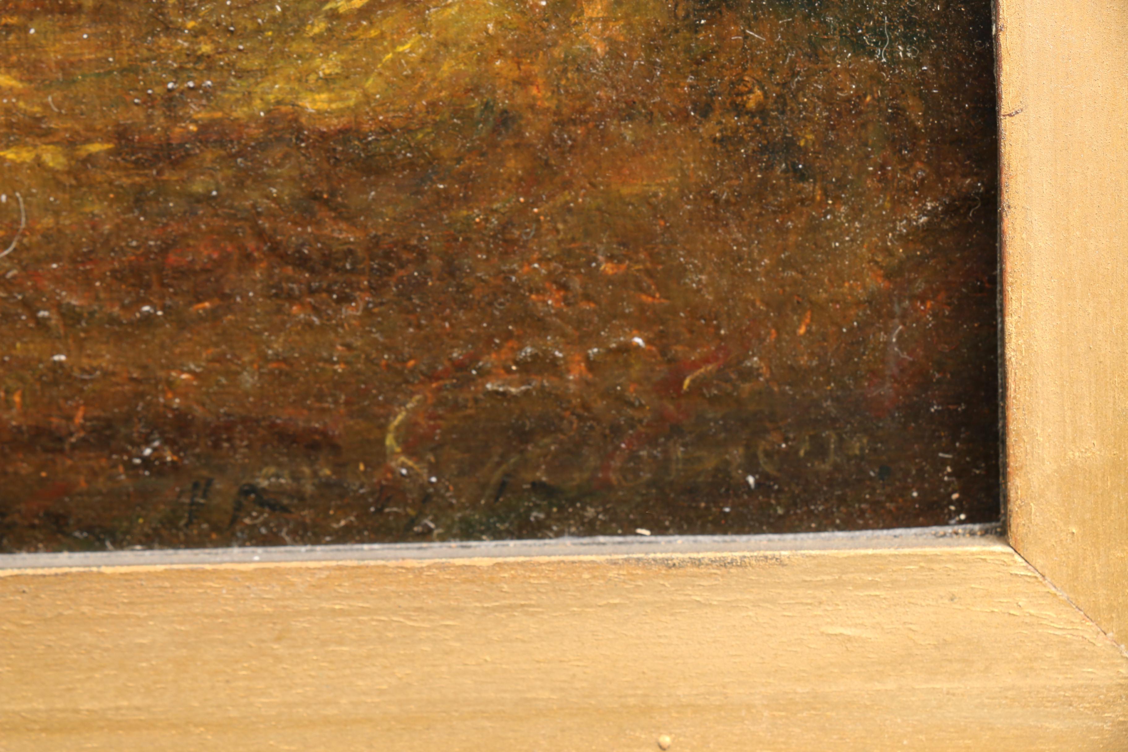 Harvey Joiner Landscape within Cherokee Park Oil Painting