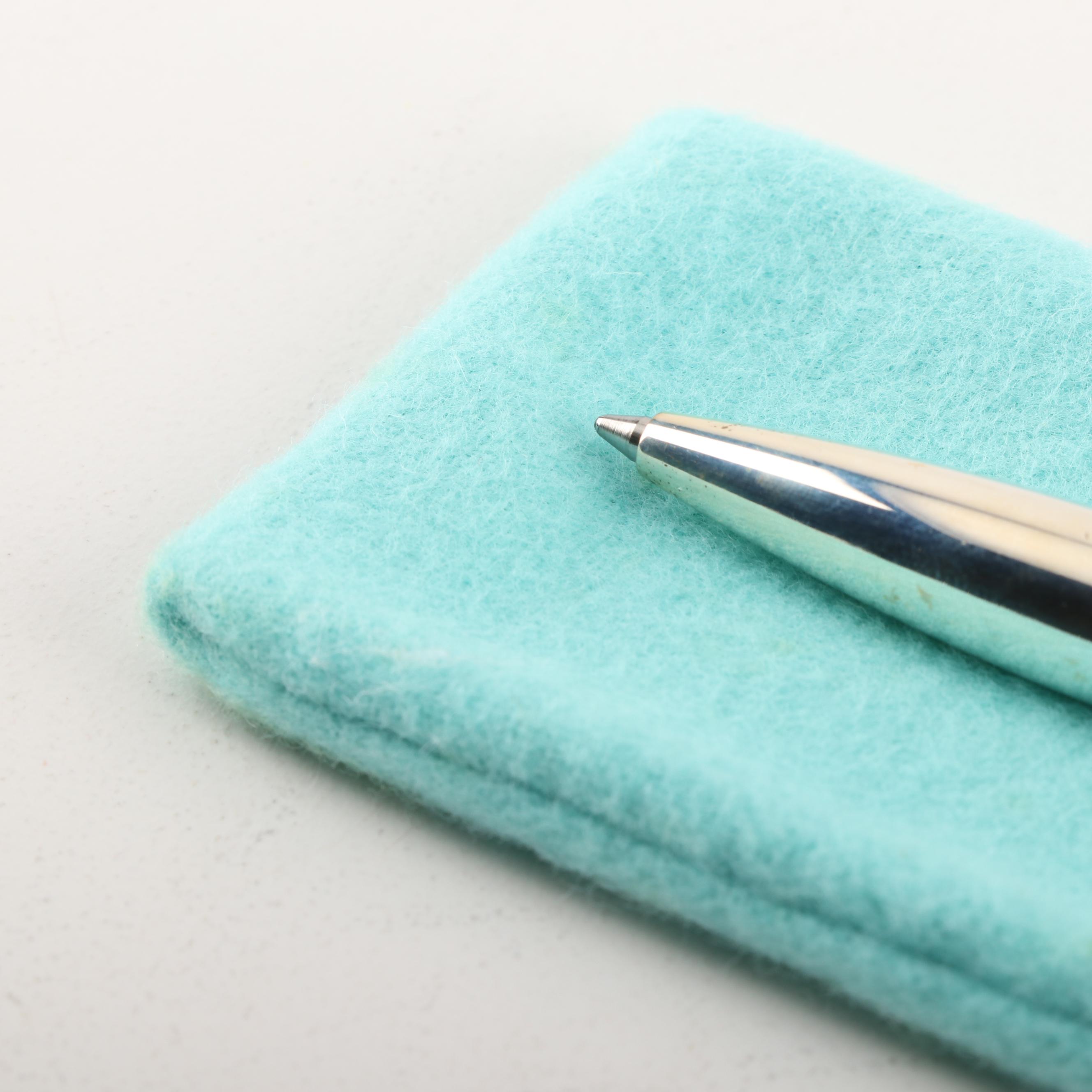 Tiffany & Co. Sterling Silver Executive T-Clip Ballpoint Pen