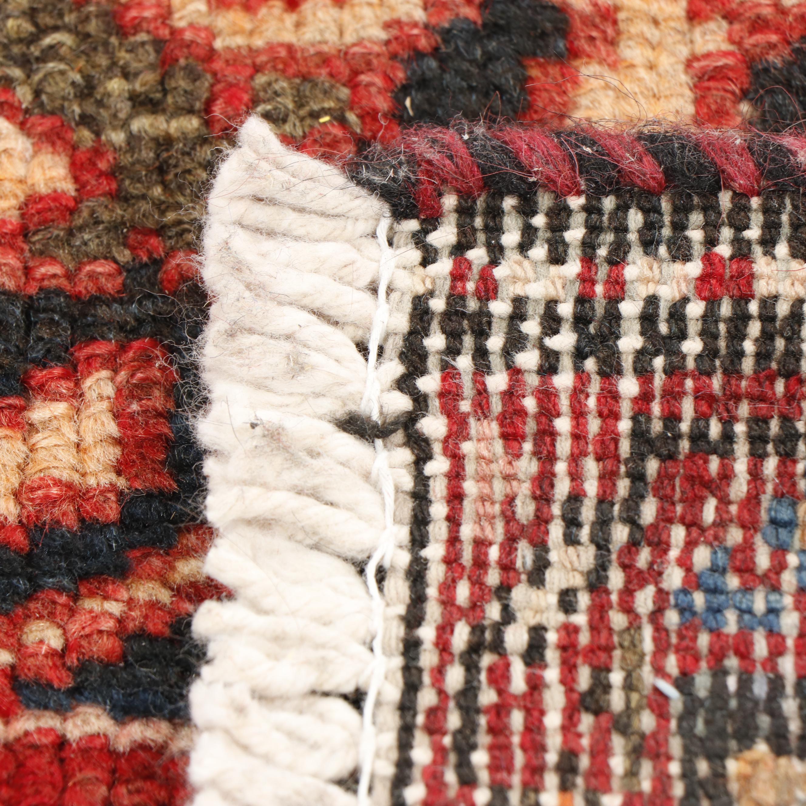 Hand-Knotted Hamedan Wool Runner