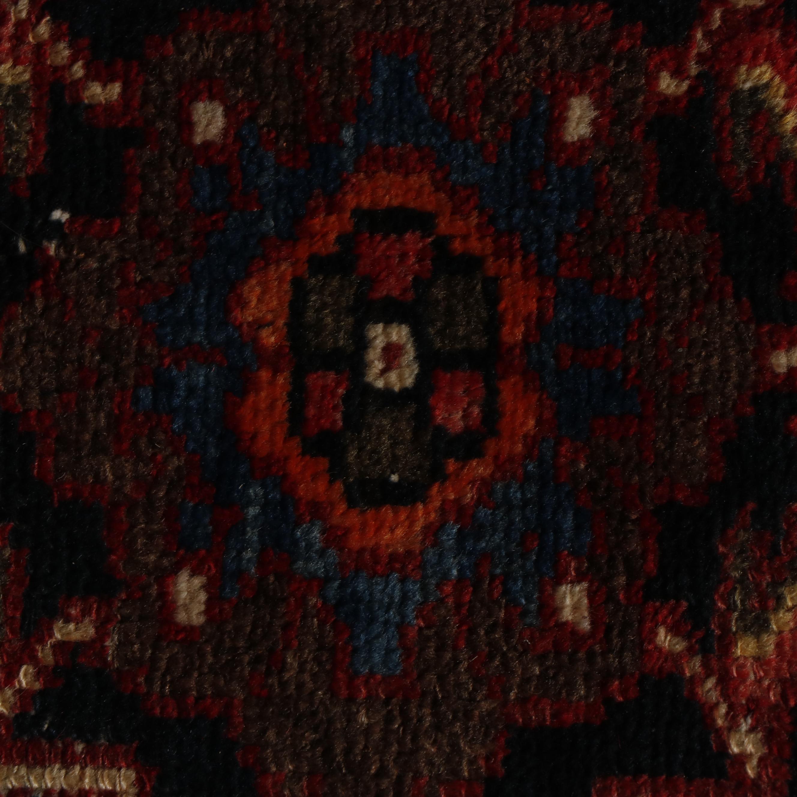 Hand-Knotted Hamedan Wool Runner