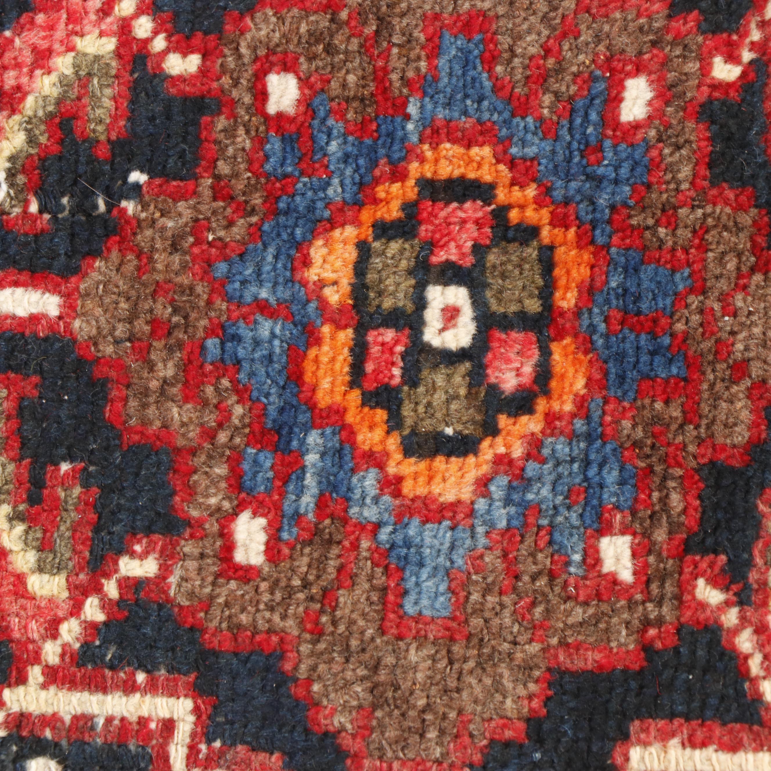 Hand-Knotted Hamedan Wool Runner