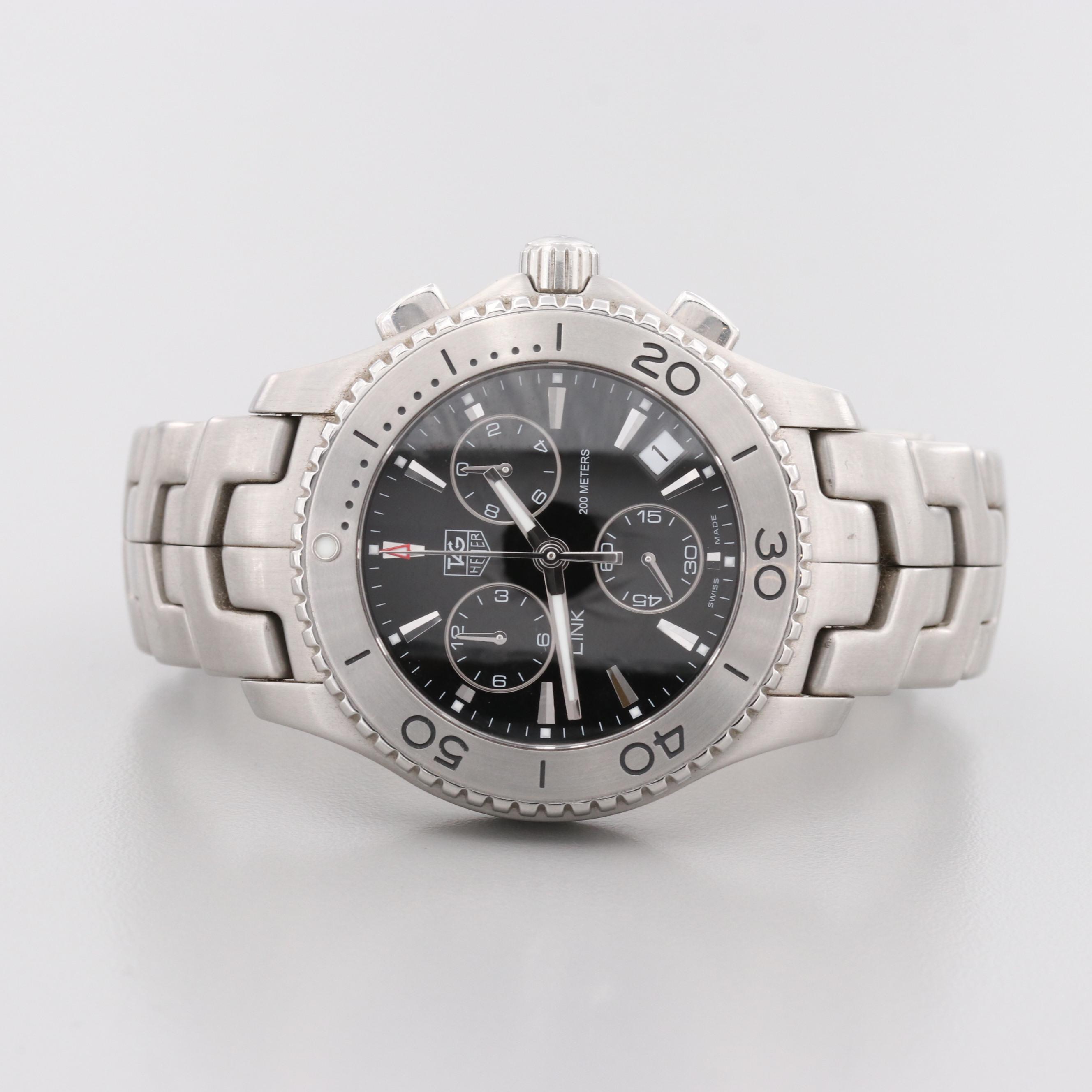 TAG Heuer Link Stainless Steel Quartz Chronograph Watch