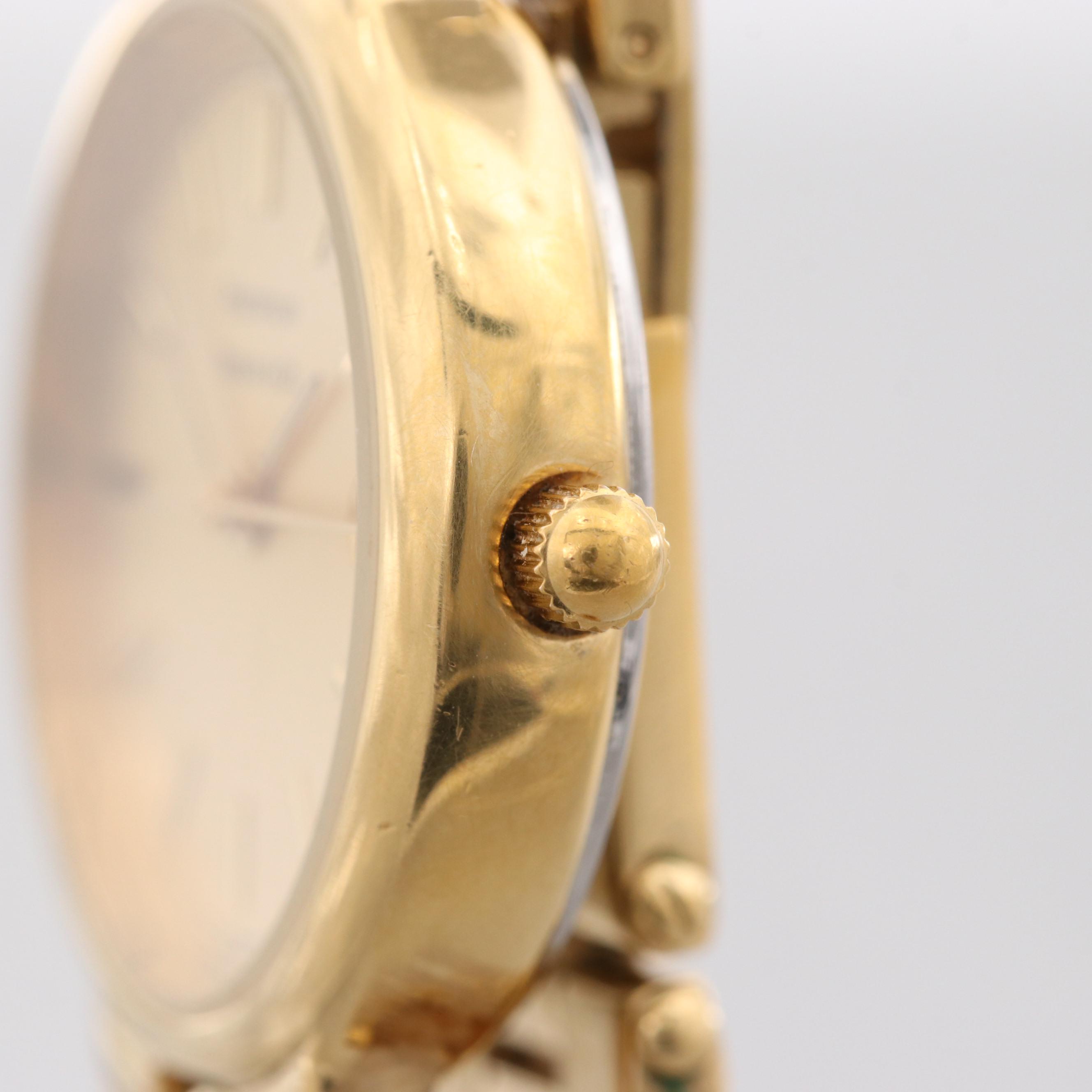 Tiffany & Co. Portfolio Gold Tone Quartz Watch