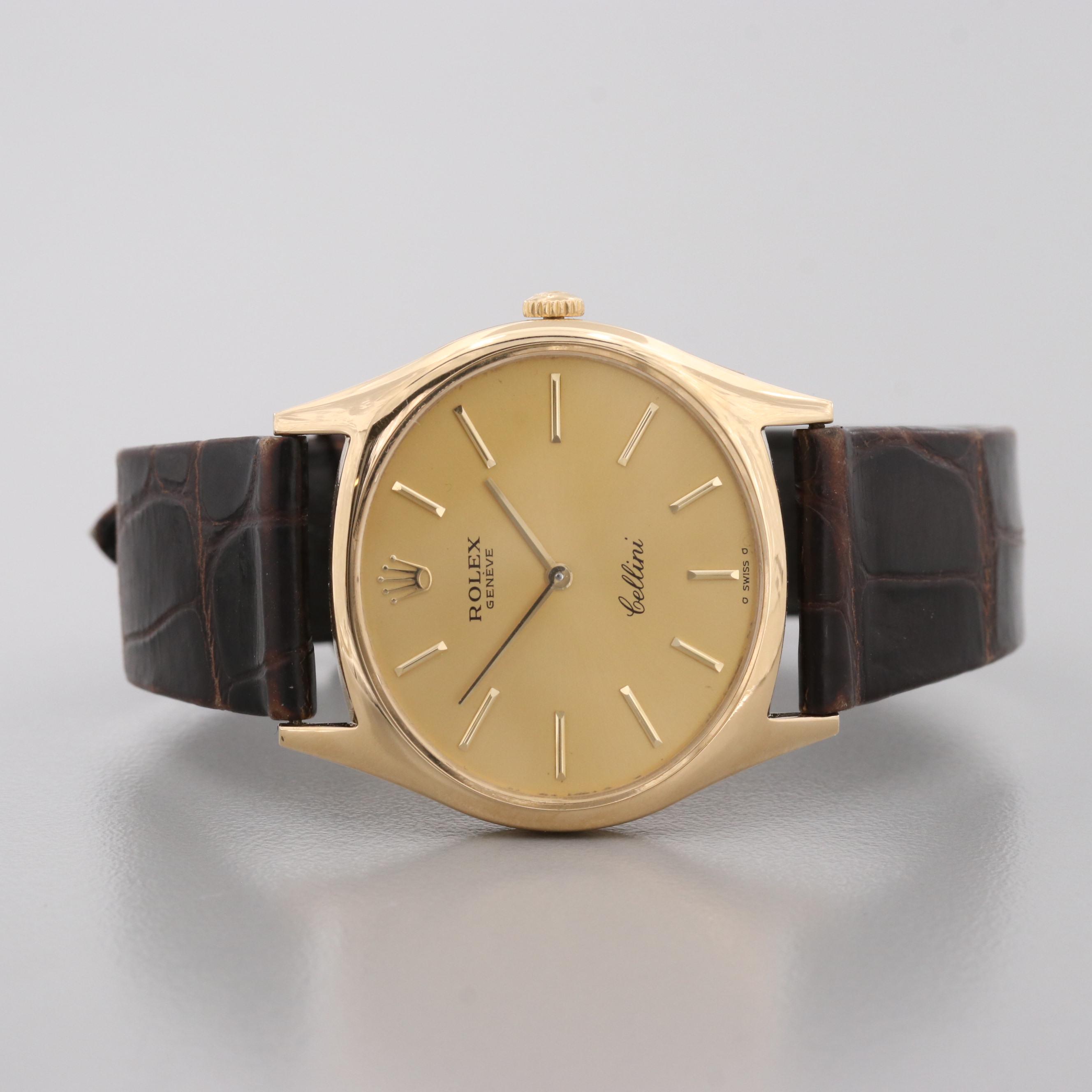 Rolex Cellini 18K Yellow Gold Watch