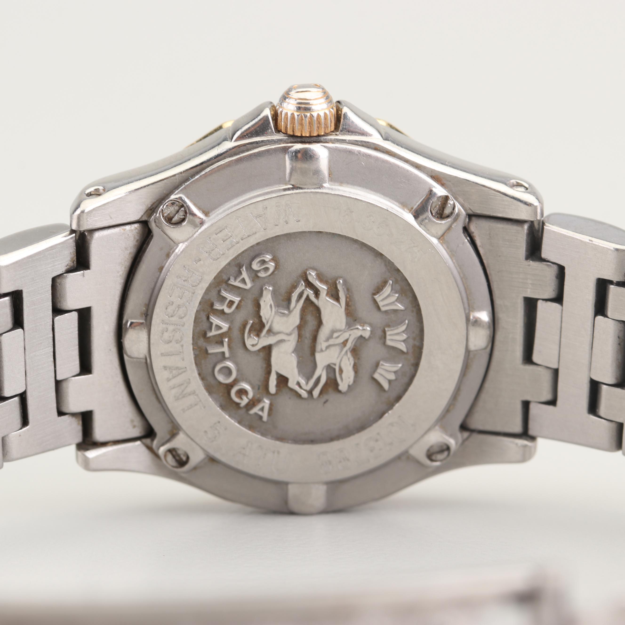 Concord Saratoga SL 18K Yellow Gold Stainless Steel and Diamond Watch