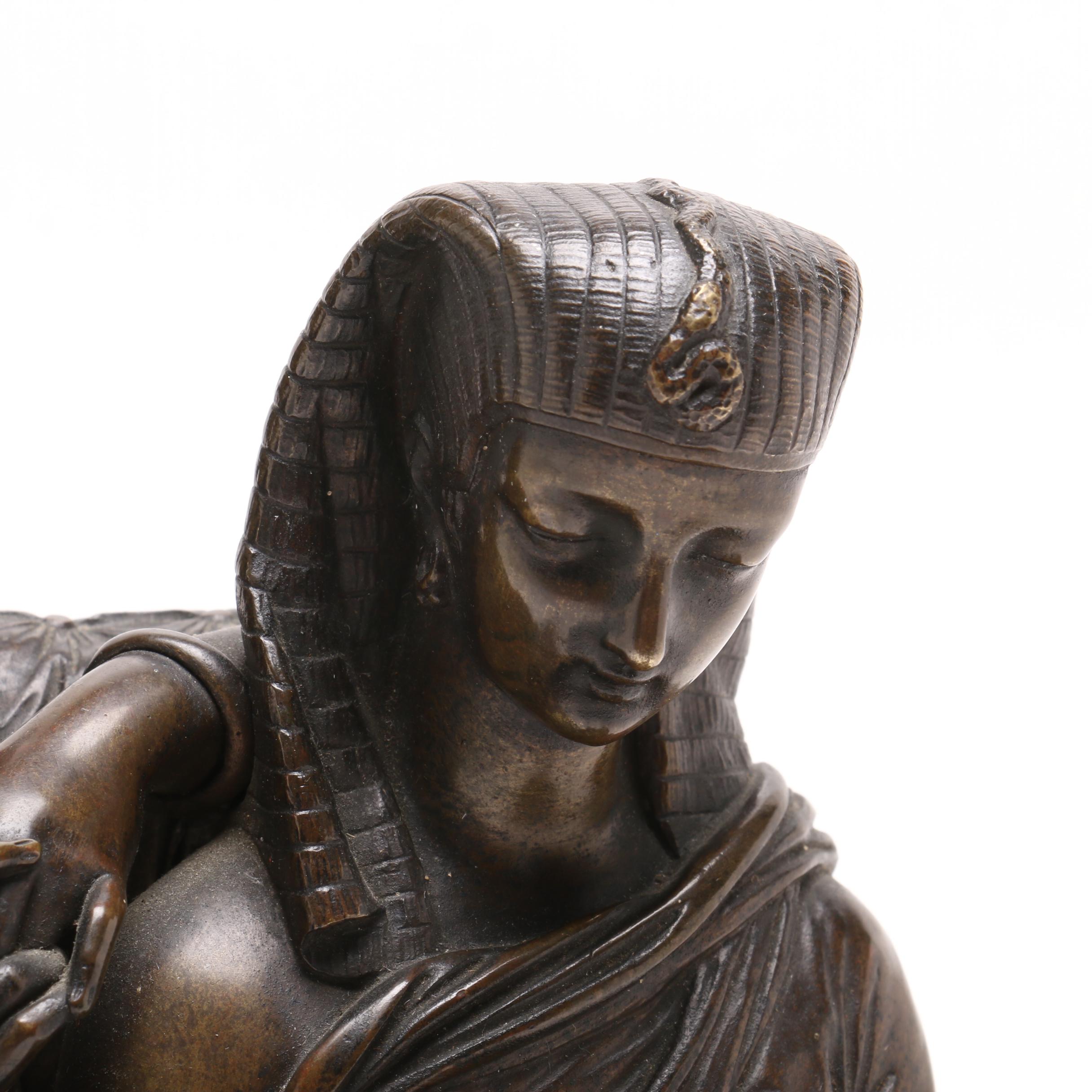 Duchoiselle 19th Century Cast Bronze Sculpture "La Leçon D'Astronomie"