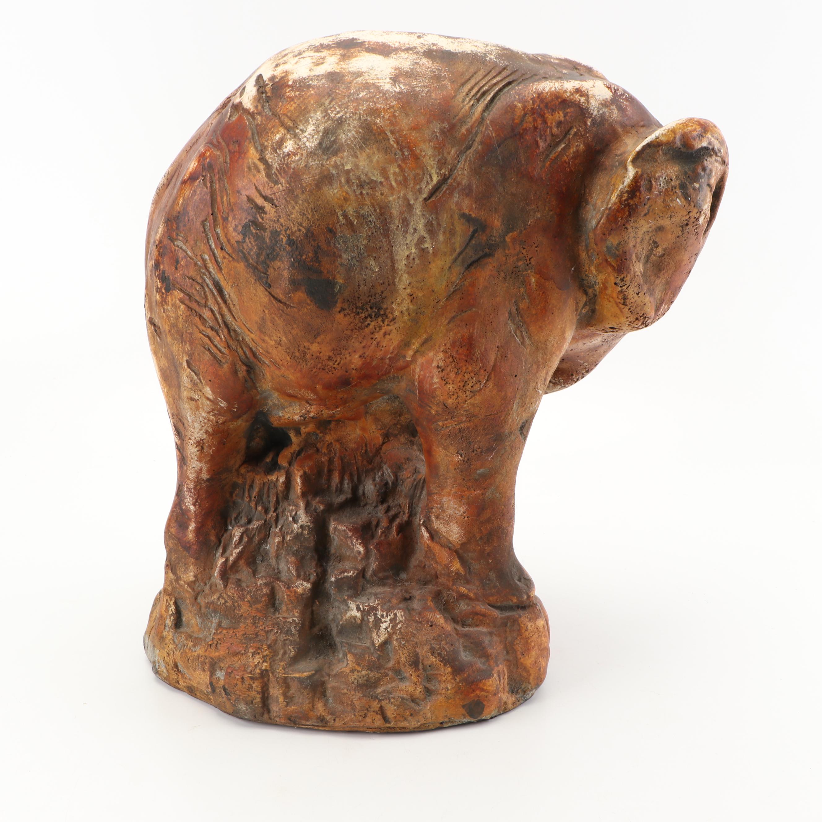 Ceramic Statue of Elephants