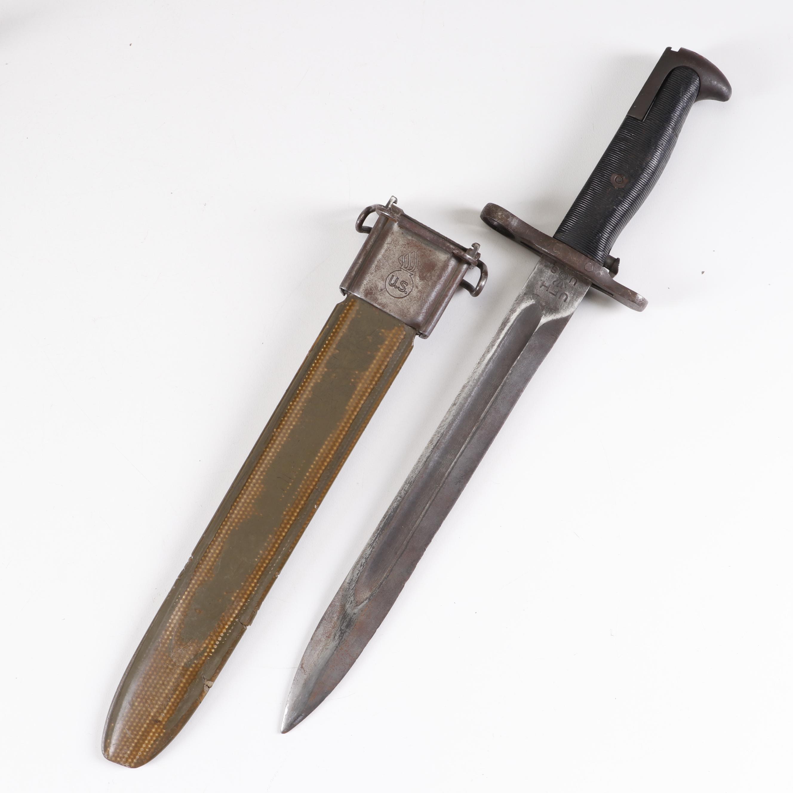 WWII Edged Weapons Featuring U.S. M1 Garand Bayonet