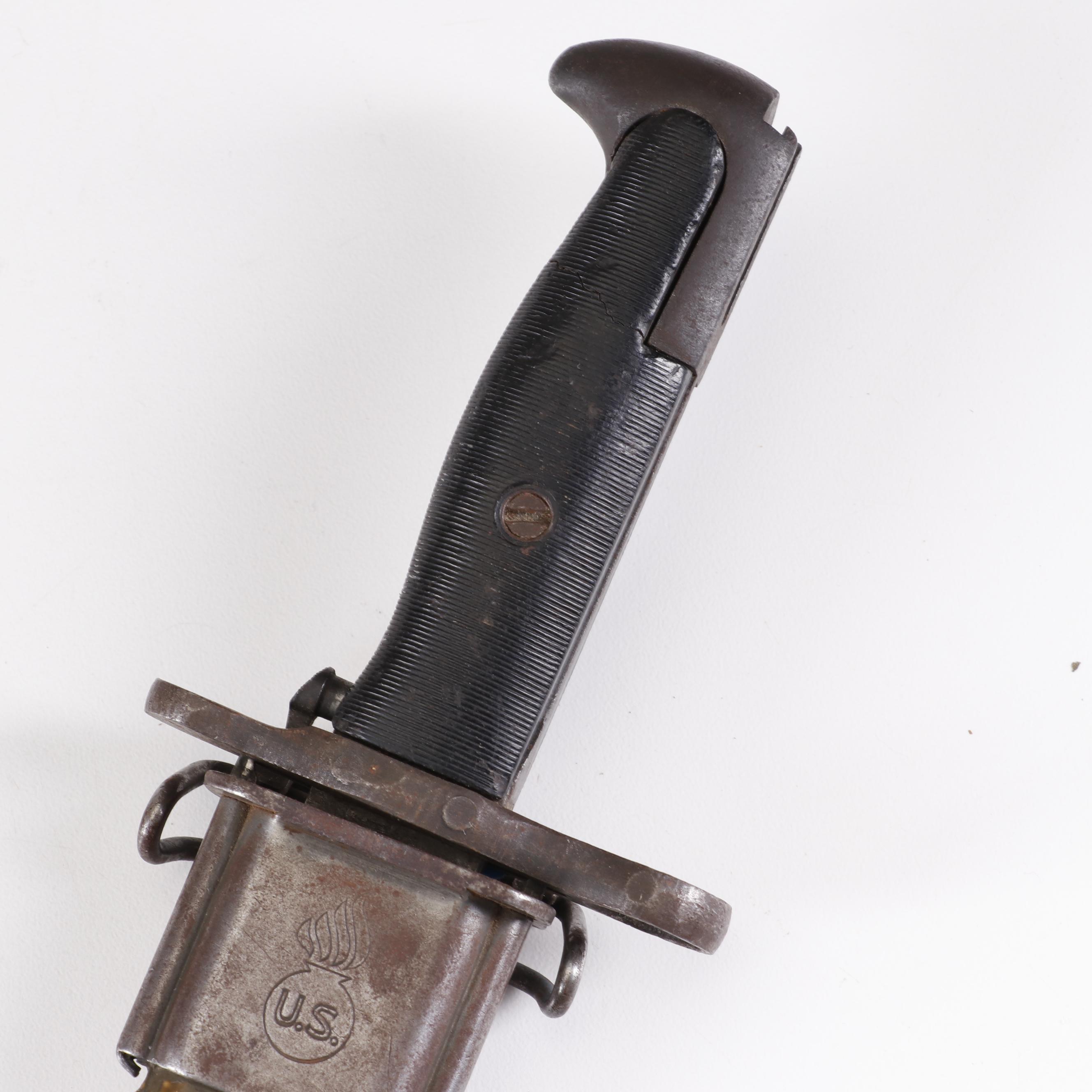 WWII Edged Weapons Featuring U.S. M1 Garand Bayonet