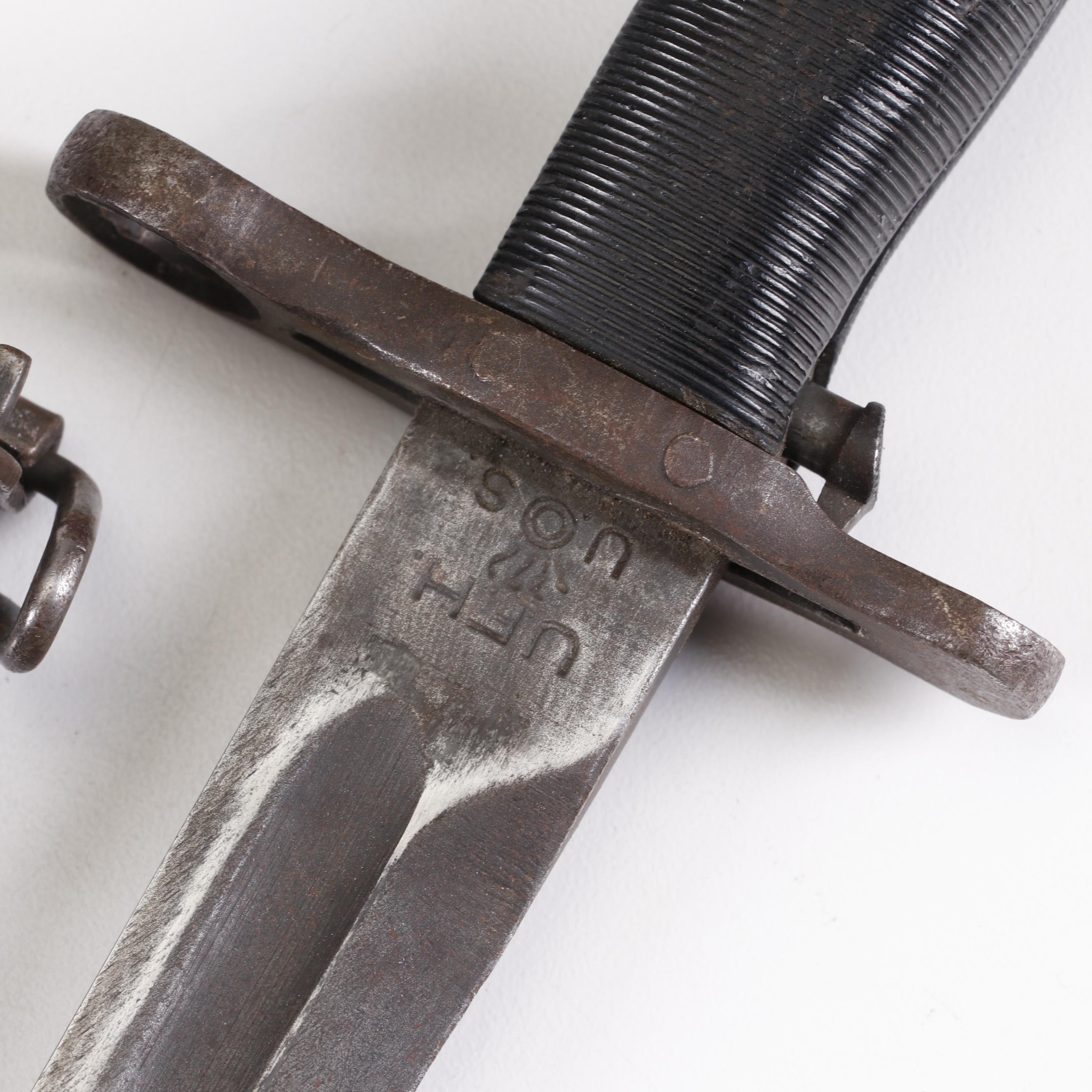 WWII Edged Weapons Featuring U.S. M1 Garand Bayonet