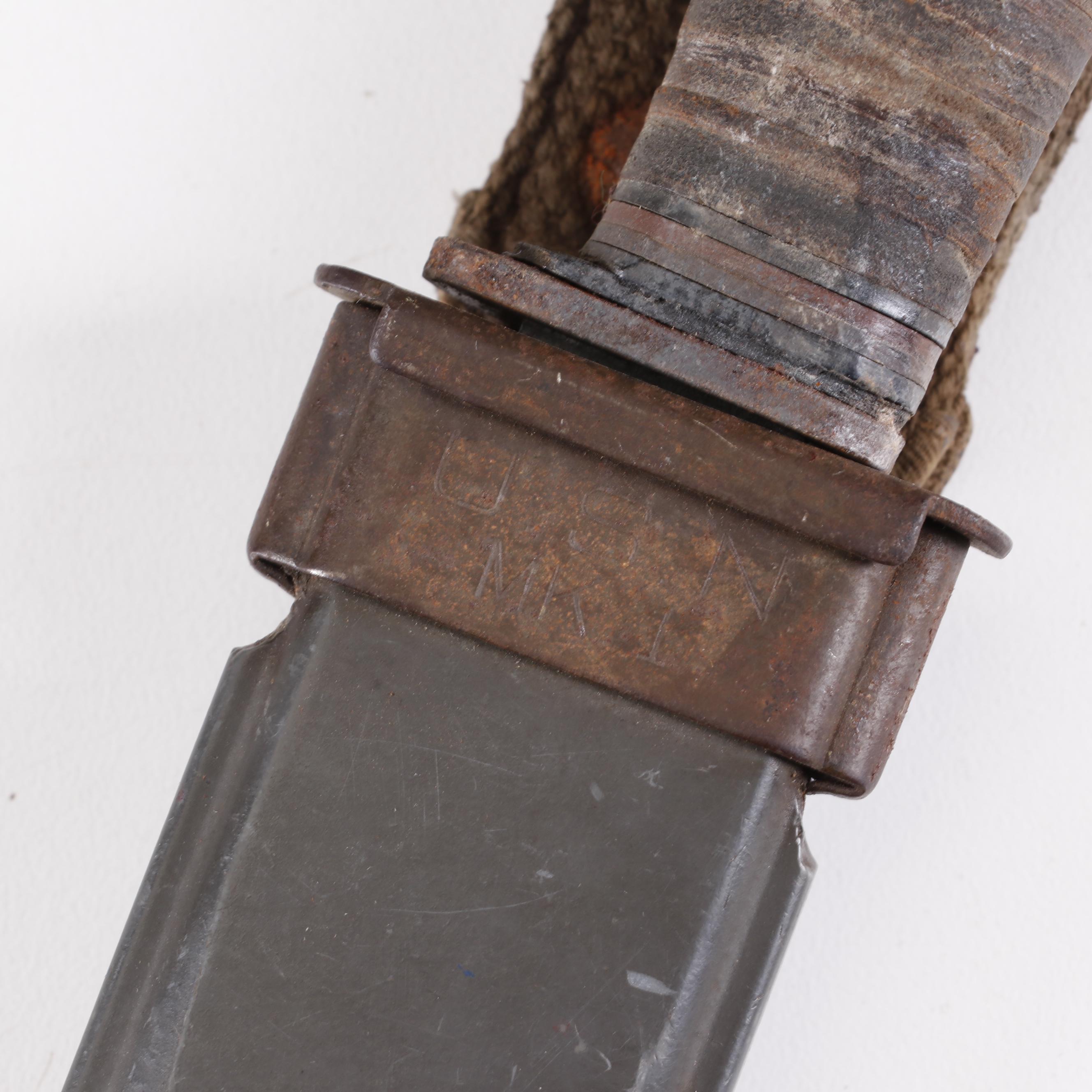 WWII Edged Weapons Featuring U.S. M1 Garand Bayonet