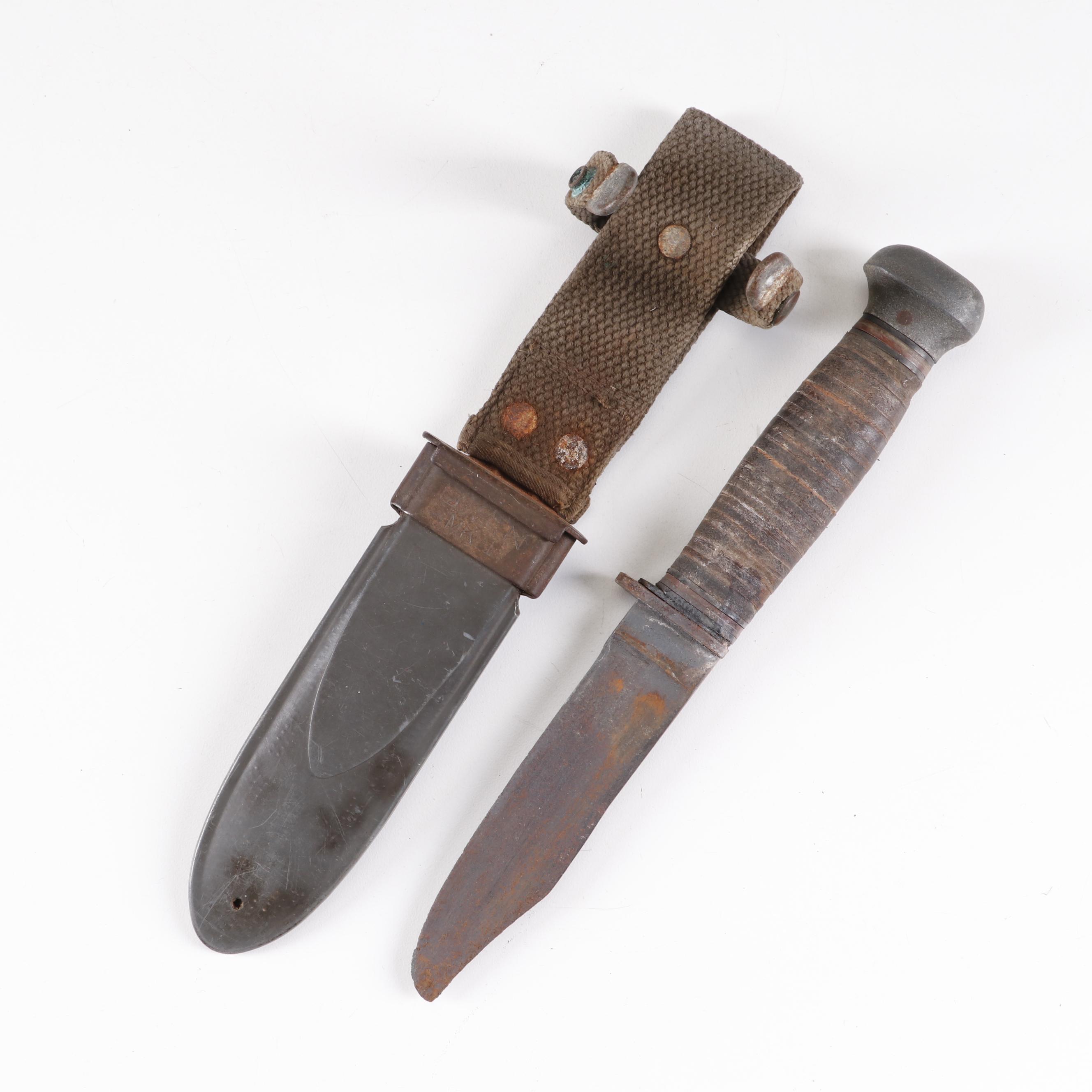 WWII Edged Weapons Featuring U.S. M1 Garand Bayonet