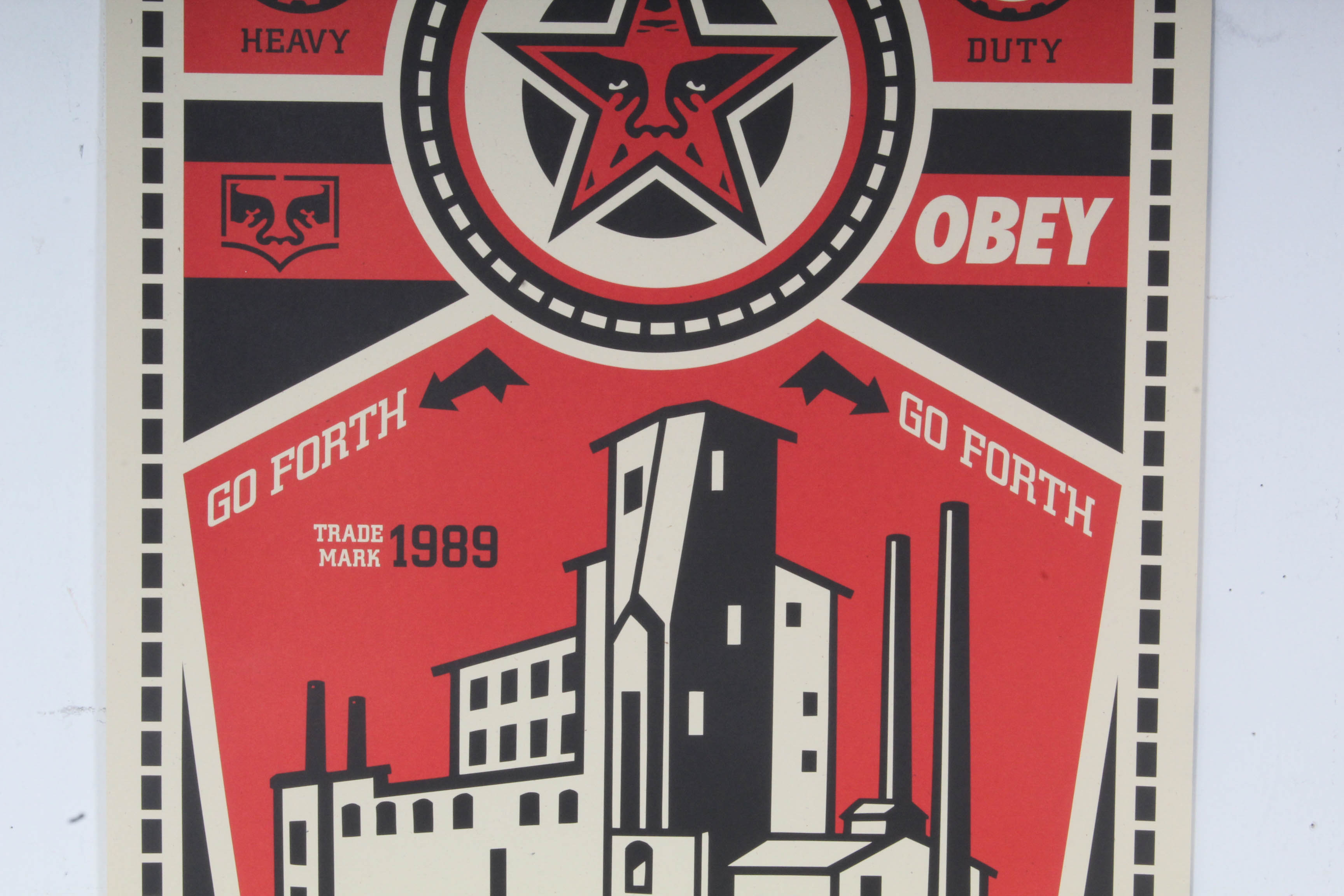 Shepard Fairey OBEY X LEVIS Offset Posters "Propaganda Engineering"