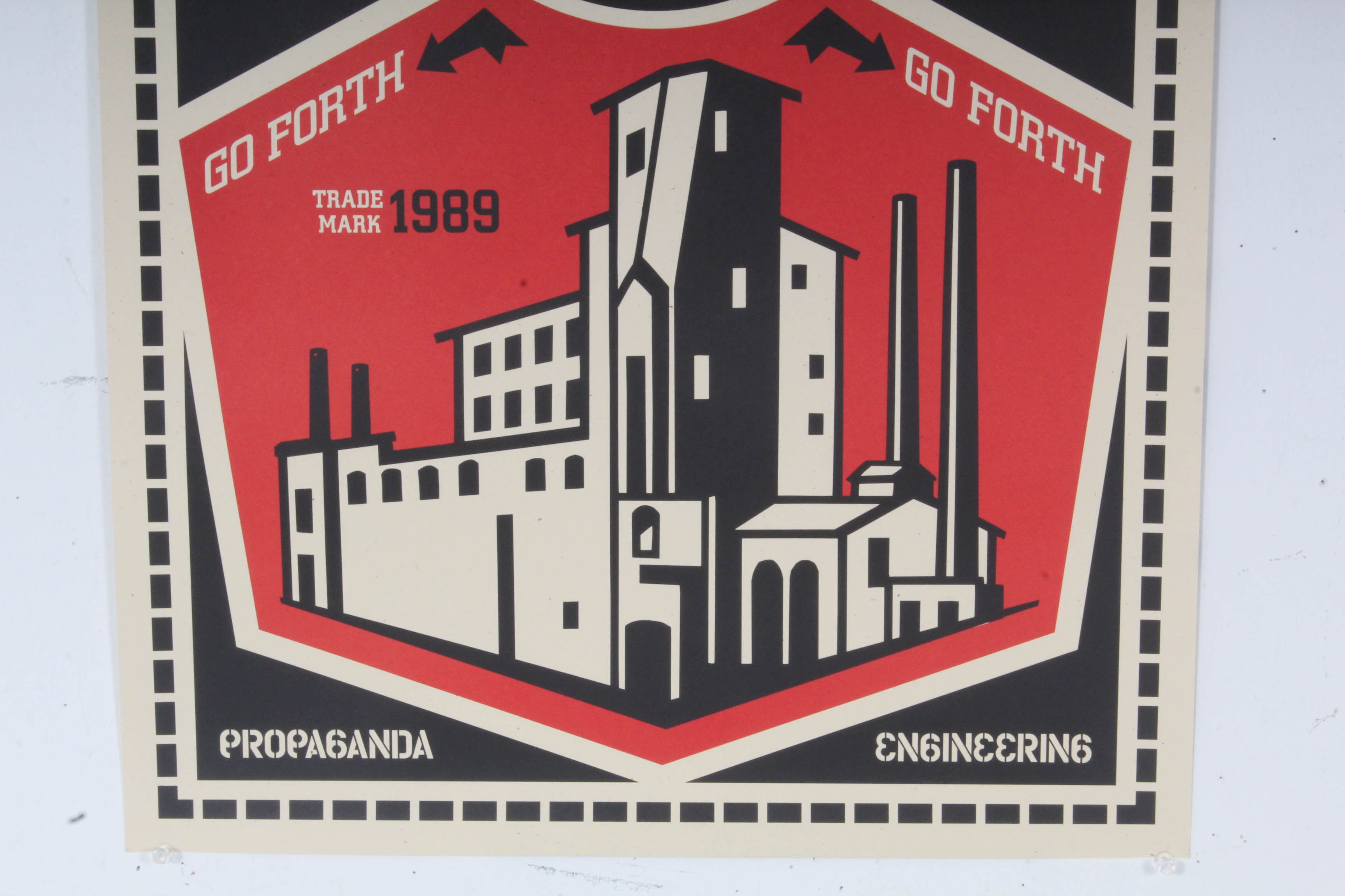 Shepard Fairey OBEY X LEVIS Offset Posters "Propaganda Engineering"