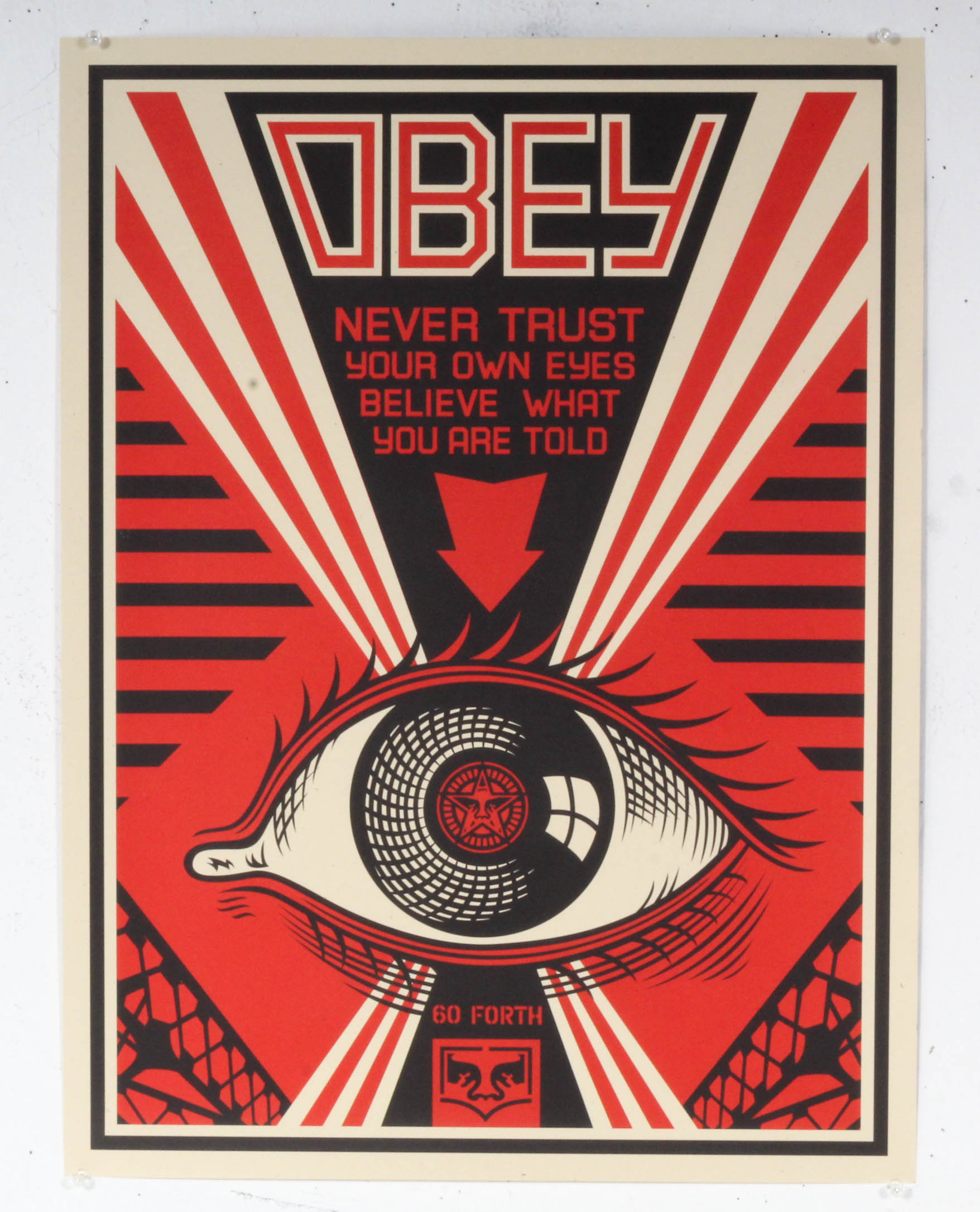 Shepard Fairey OBEY X LEVIS Offset Posters "Propaganda Engineering"
