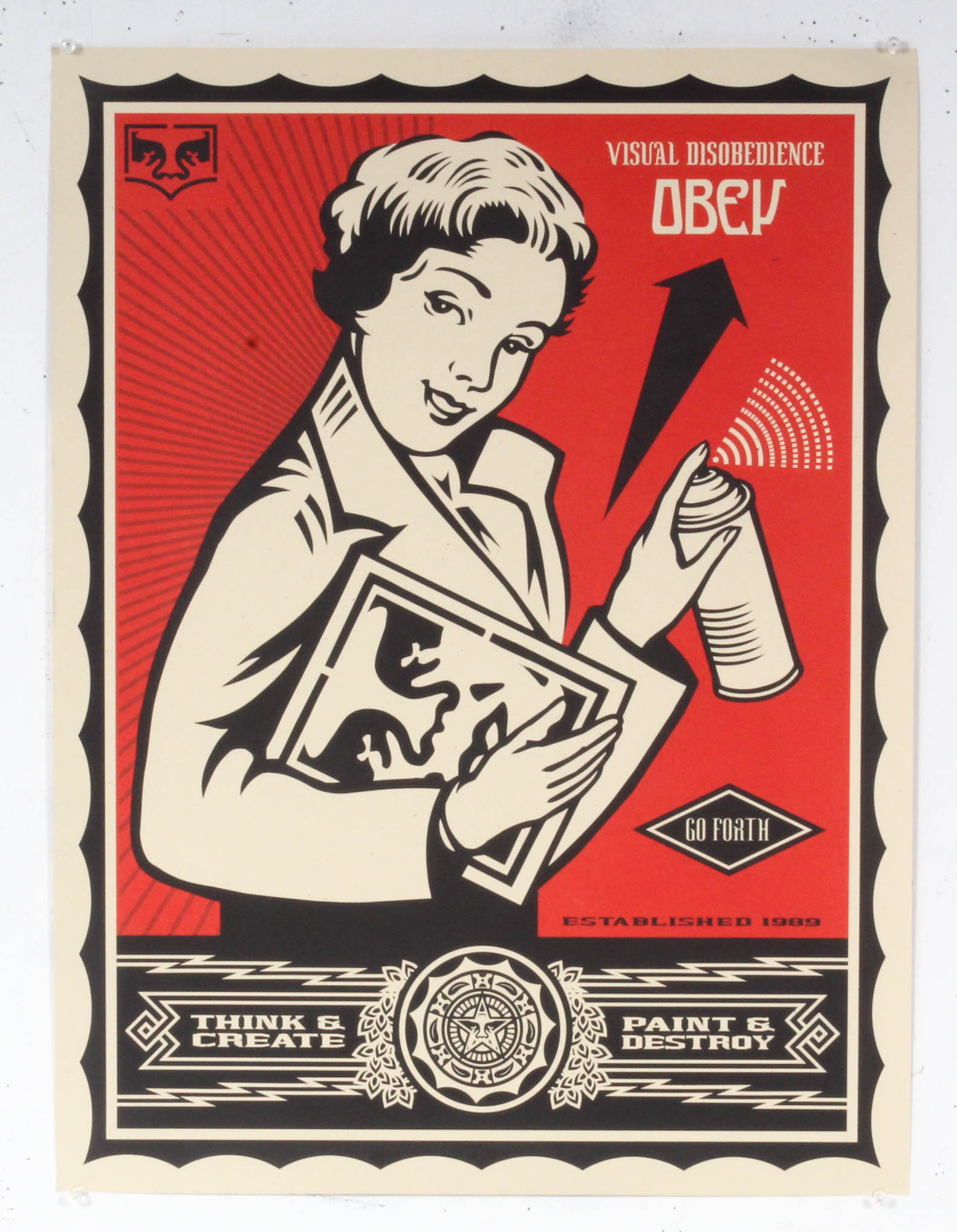 Shepard Fairey OBEY X LEVIS Offset Posters "Propaganda Engineering"
