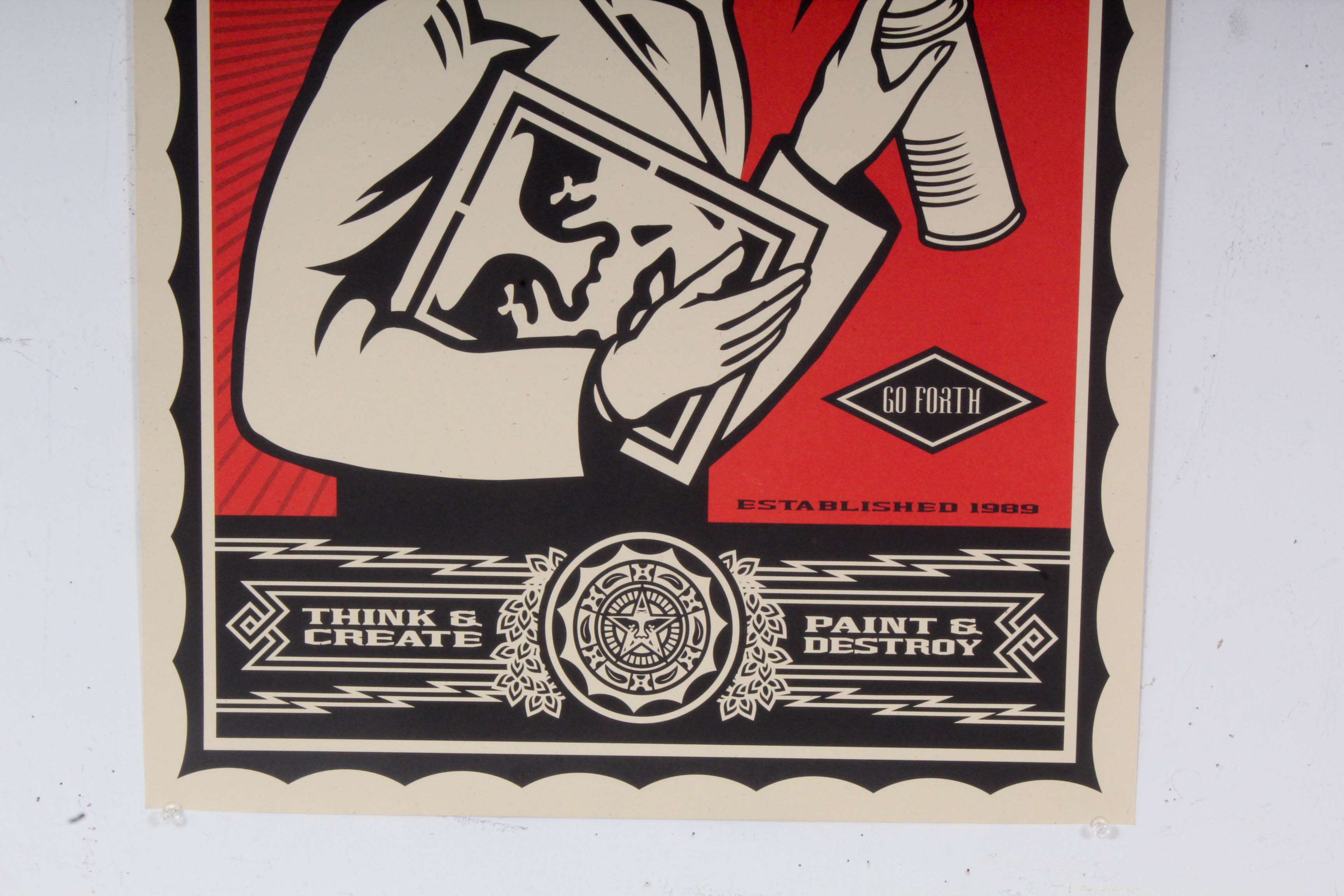 Shepard Fairey OBEY X LEVIS Offset Posters "Propaganda Engineering"