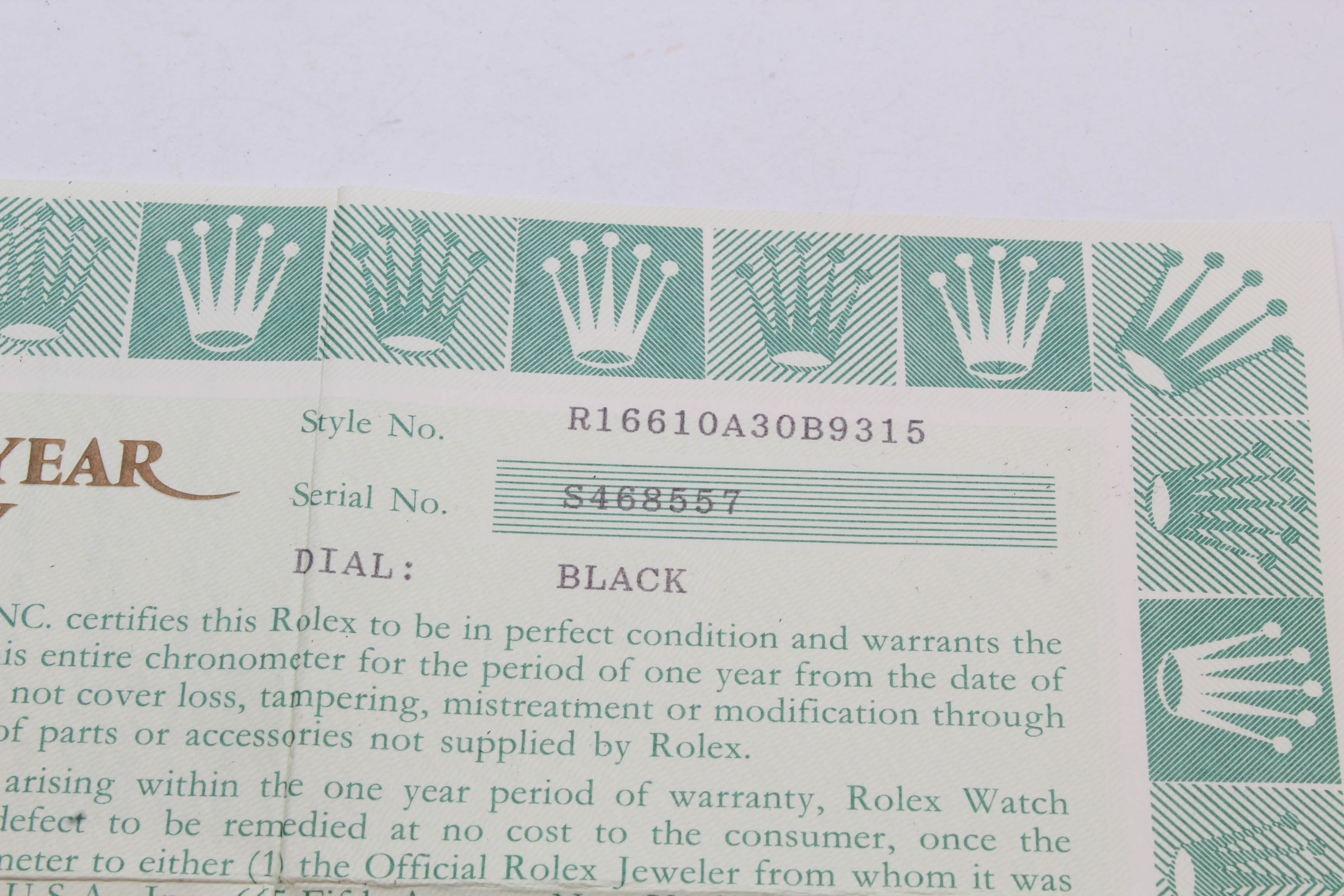 Rolex Submariner Watch