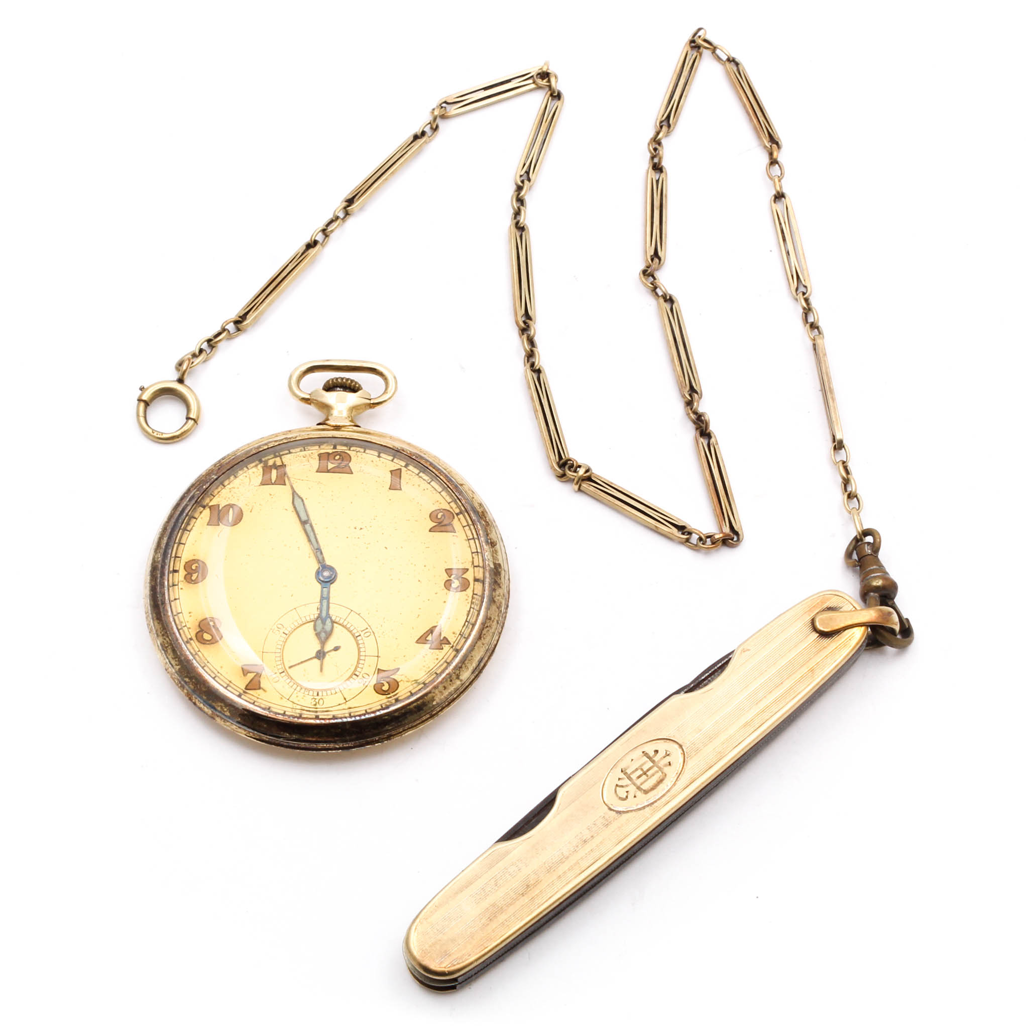 Waltham "Riverside A" 14K Yellow Gold Pocket Watch