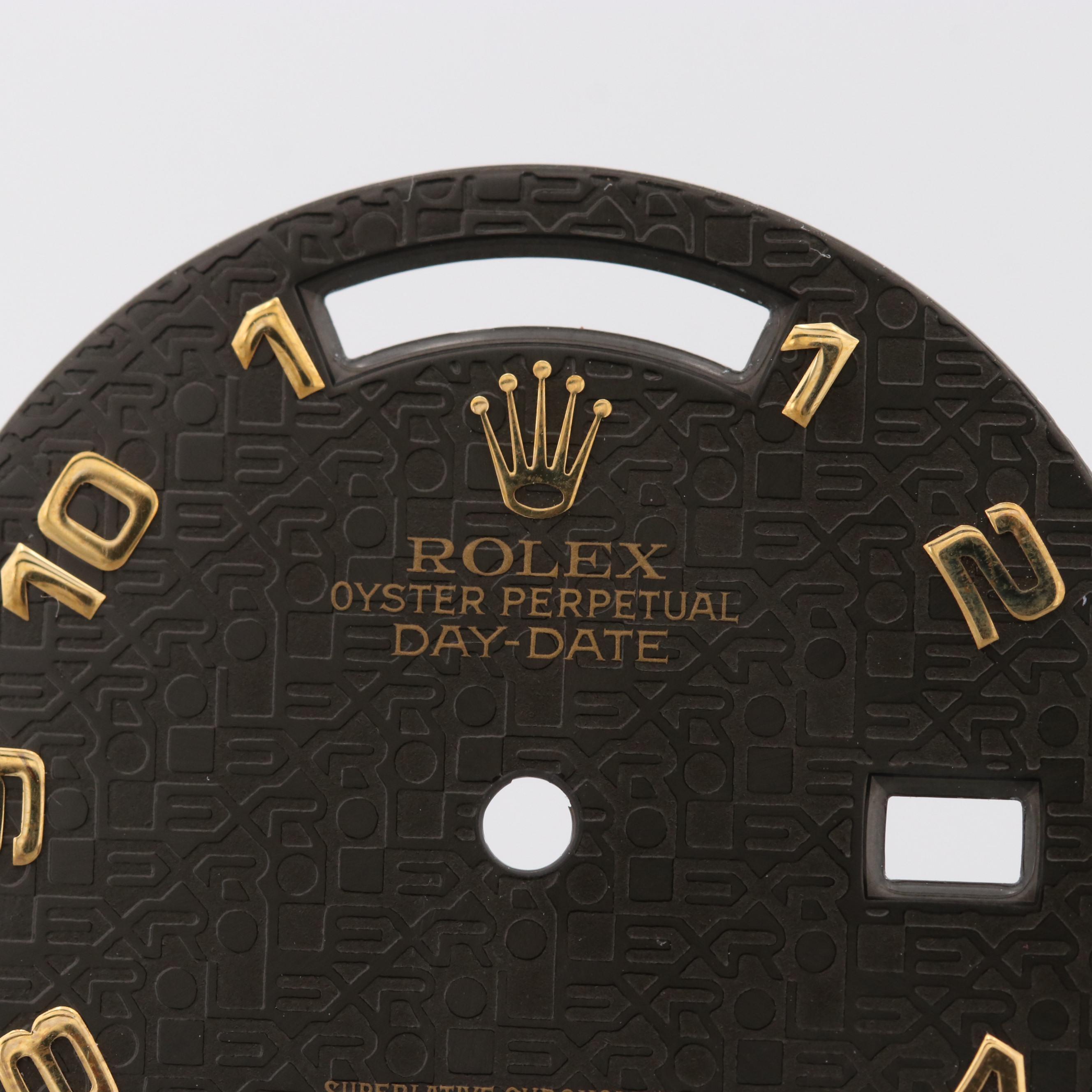 Rolex Black Jubilee Watch Dial