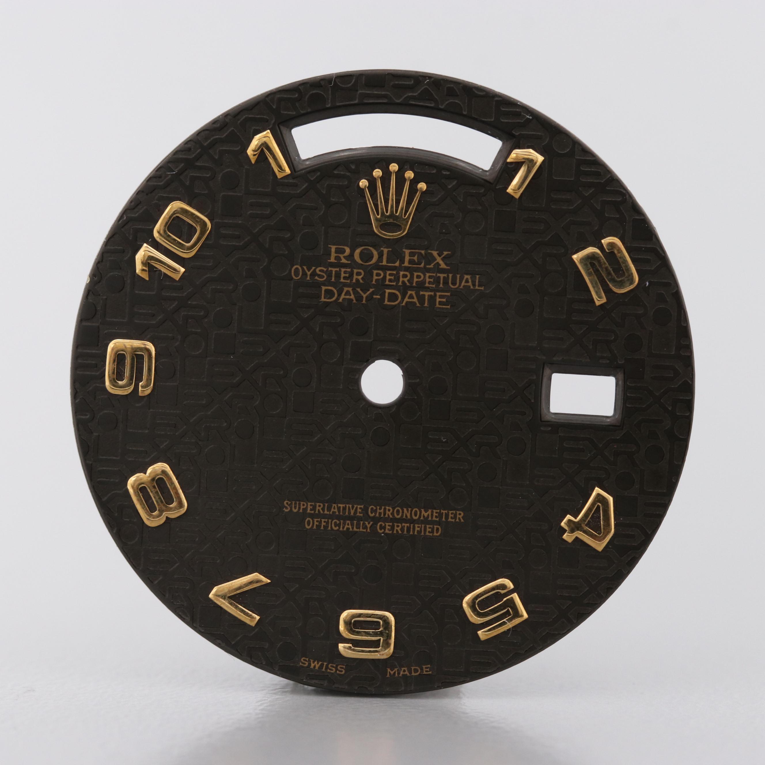 Rolex Black Jubilee Watch Dial
