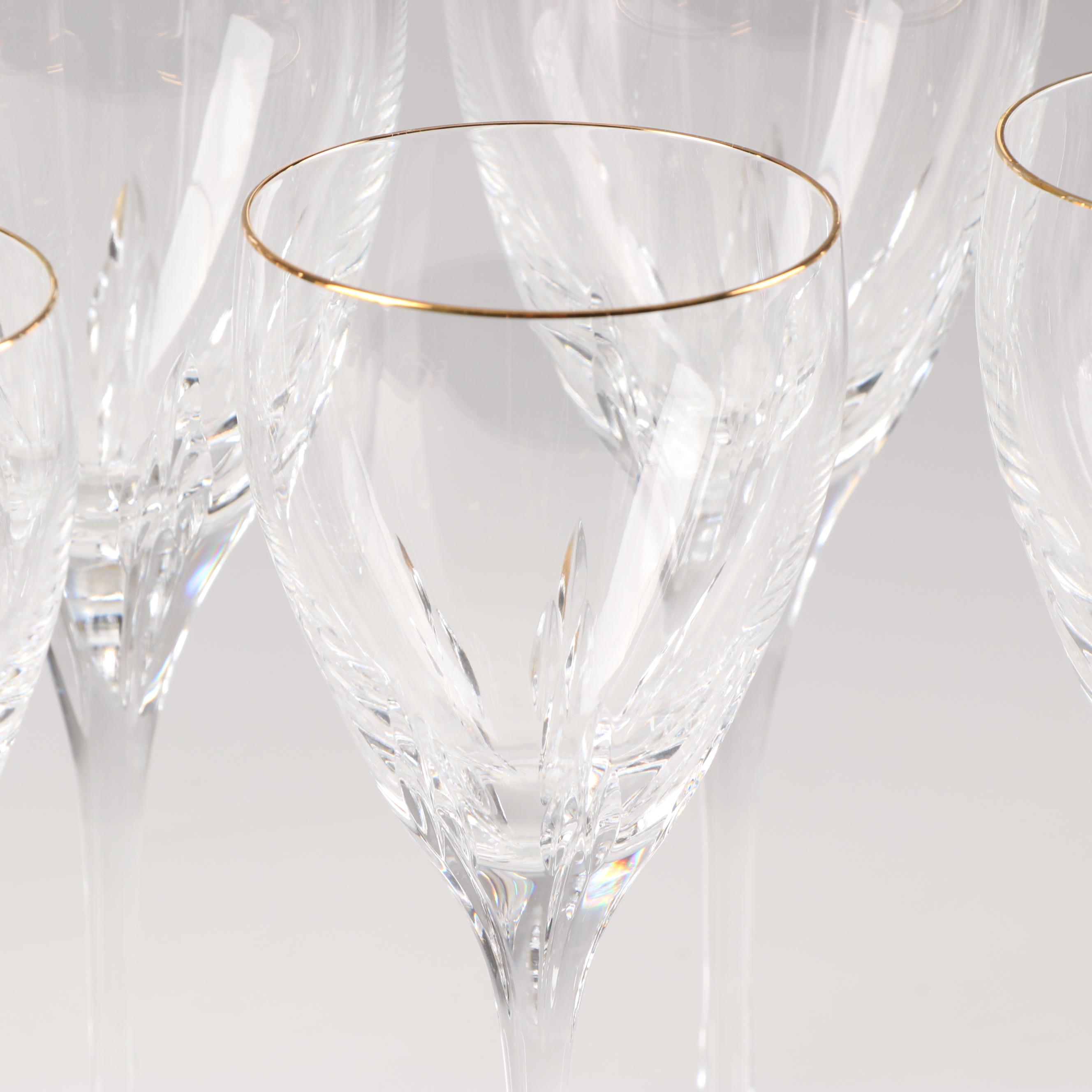 Lenox "Firelight Gold" Stemware
