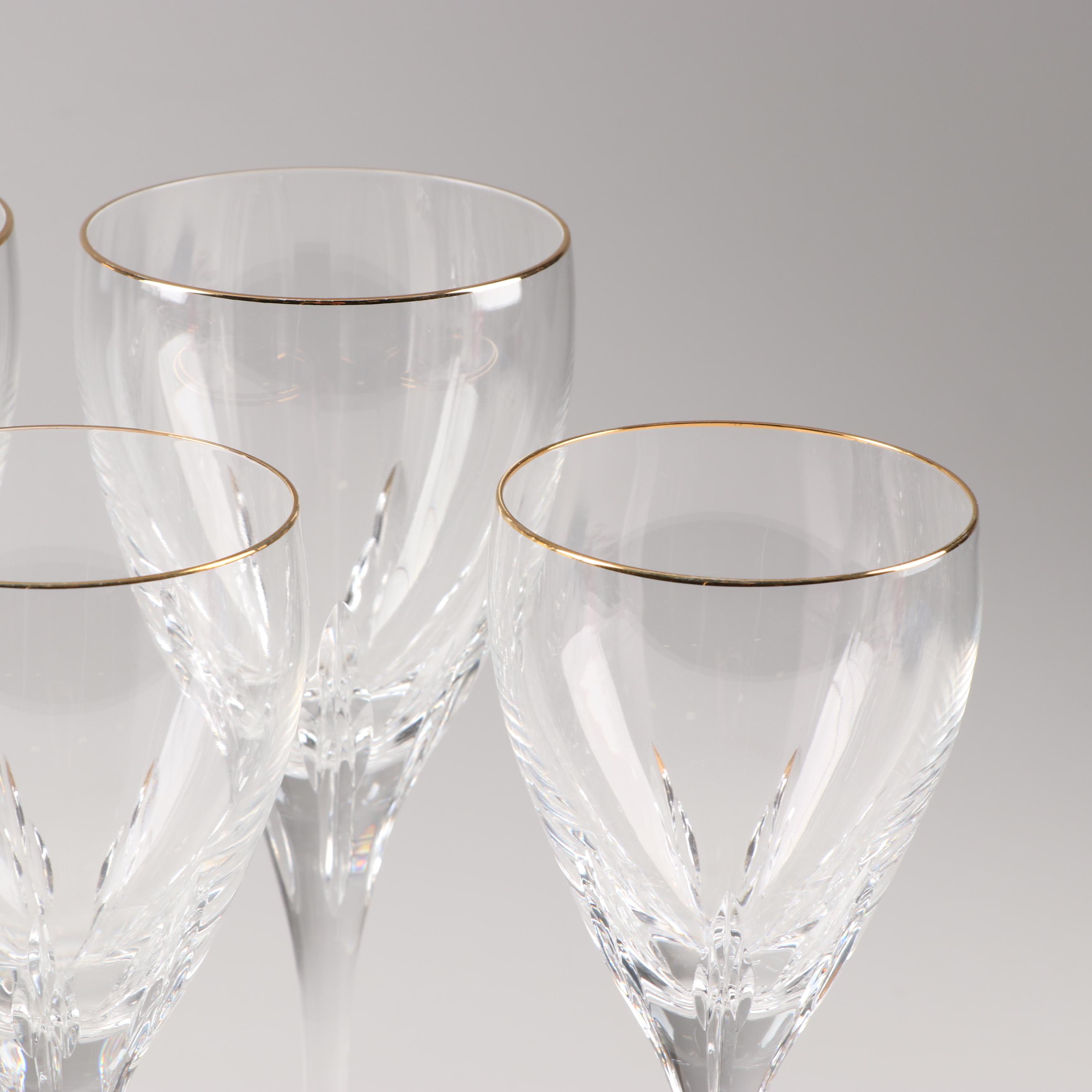 Lenox "Firelight Gold" Stemware