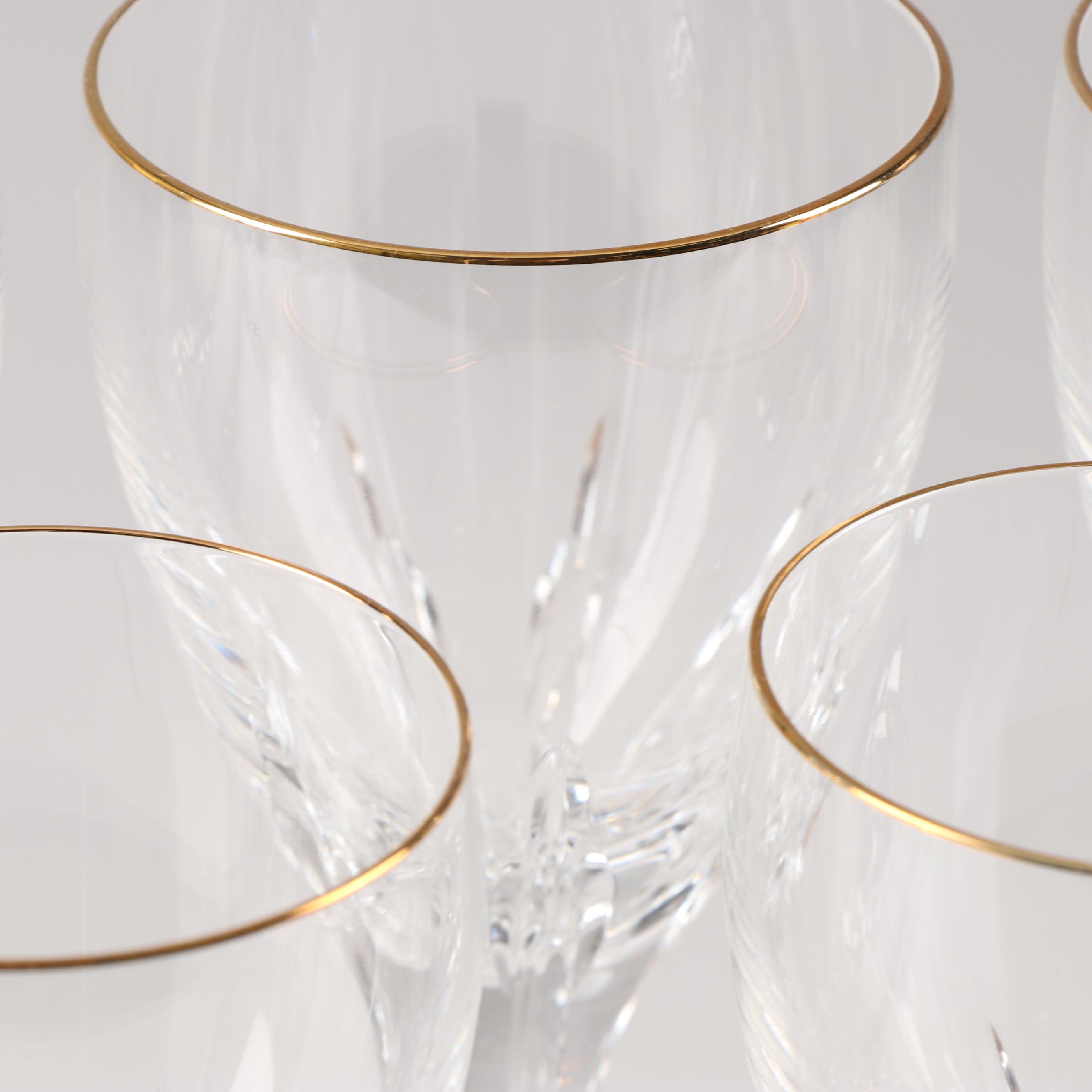 Lenox "Firelight Gold" Stemware