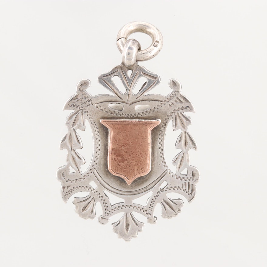 Circa 1900s Henry Pope Sterling Silver Charm