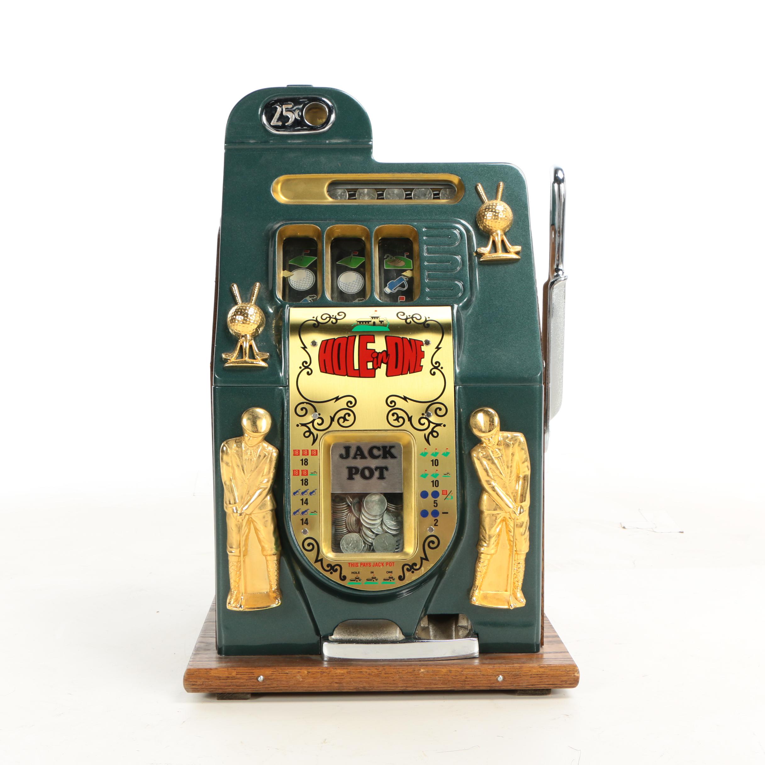Mills "Hole-In-One" Three Reel Quarter Slot Machine, 1940s-1980s