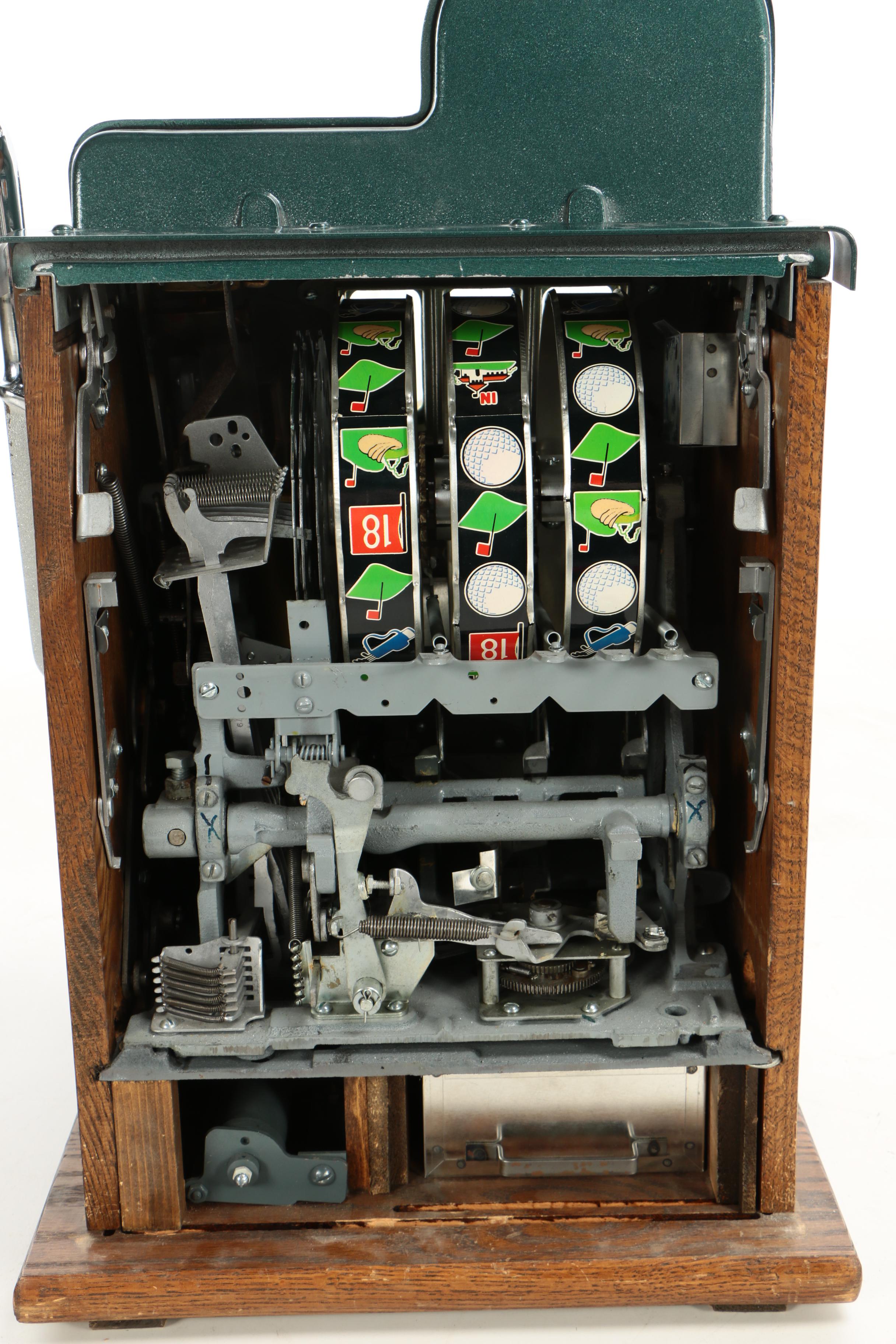 Mills "Hole-In-One" Three Reel Quarter Slot Machine, 1940s-1980s