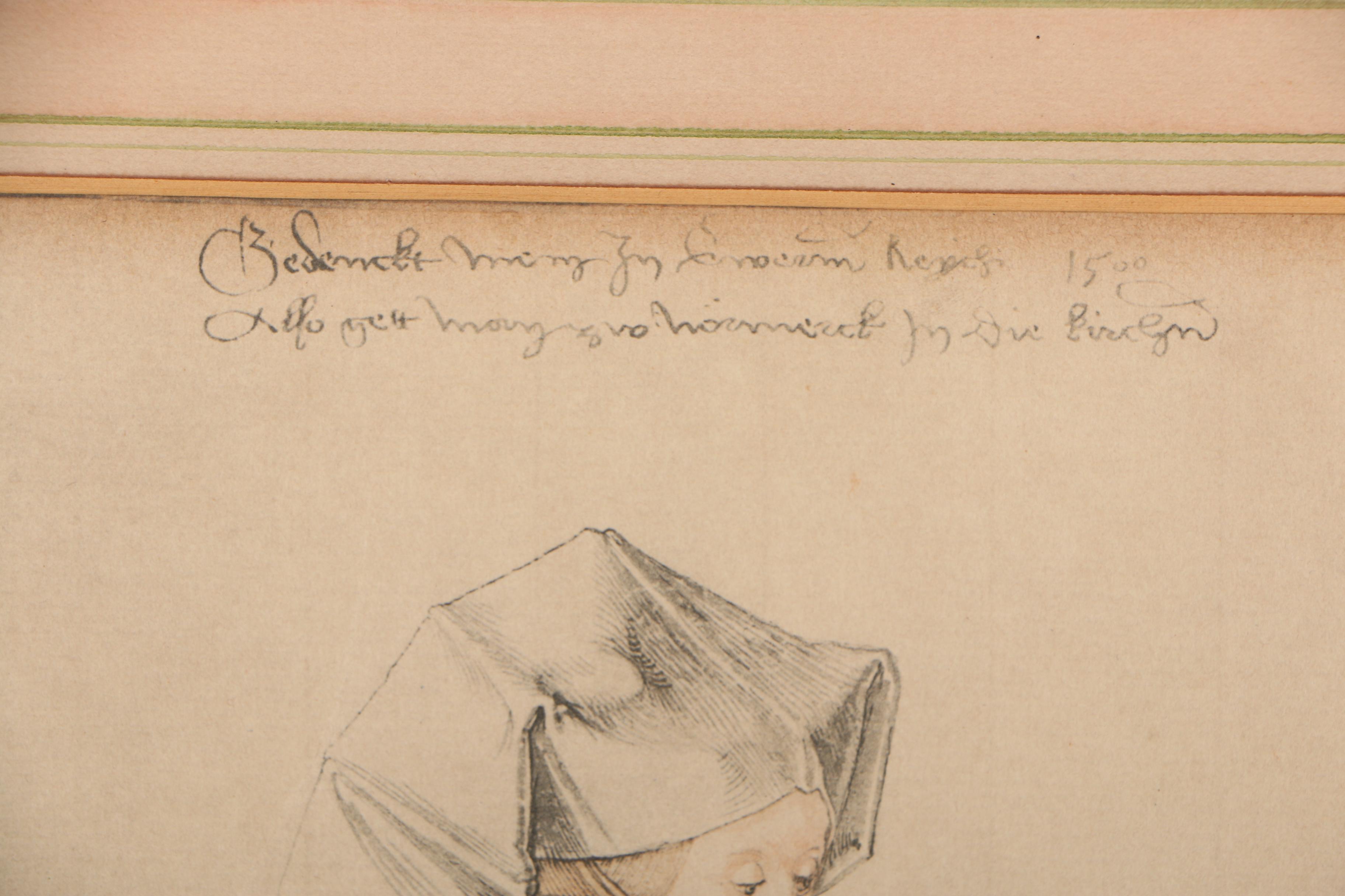 Albertina Facsimile Collotype after Albrecht Dürer, Early 20th Century