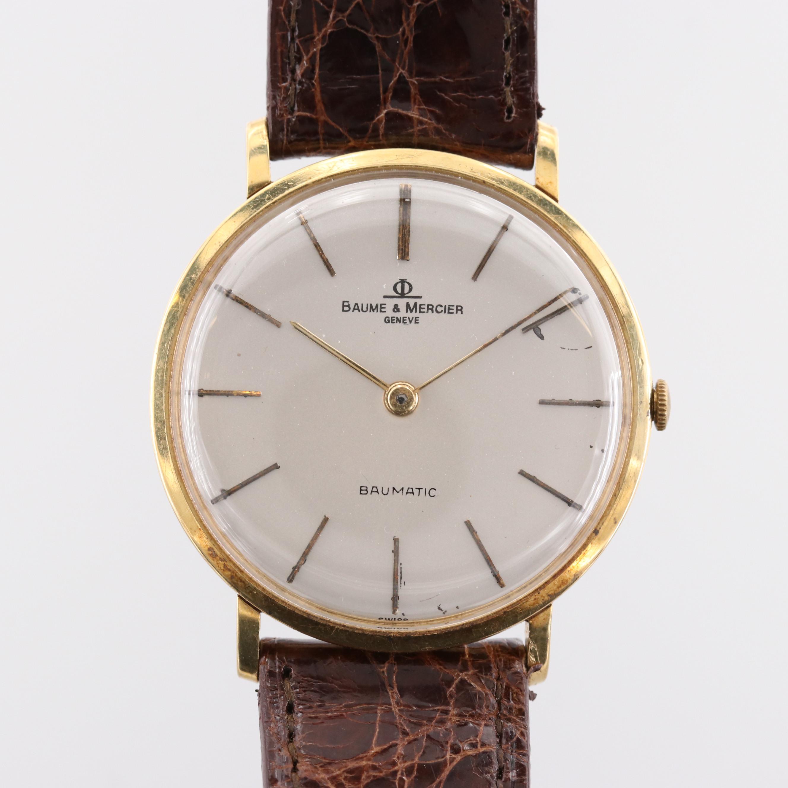 Baume & Mercier Baumatic 18K Yellow Gold Watch